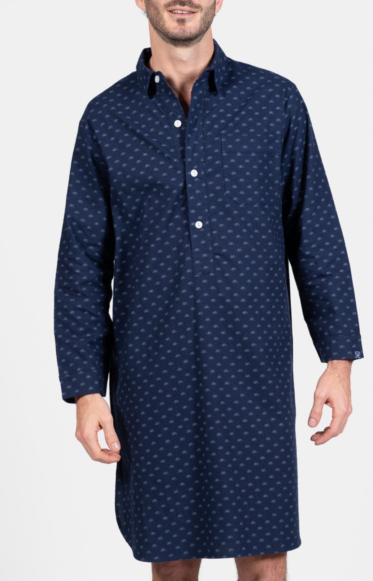 arthur-bob-v-lo-chemise-de-nuit-pilou-marine image 1