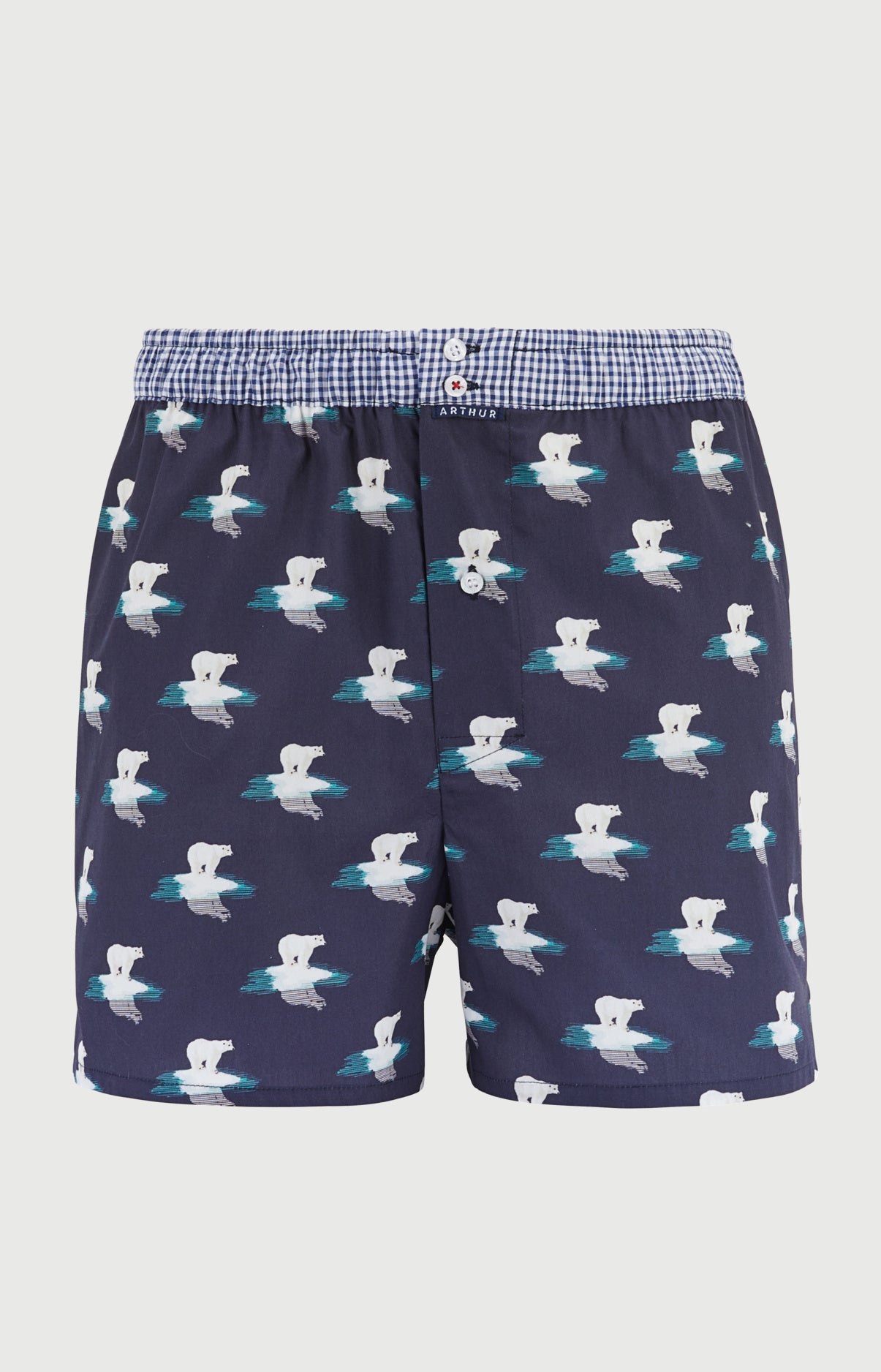 arthur-le-club-n-1231-cale-on-homme-marine-ours-coton image 3