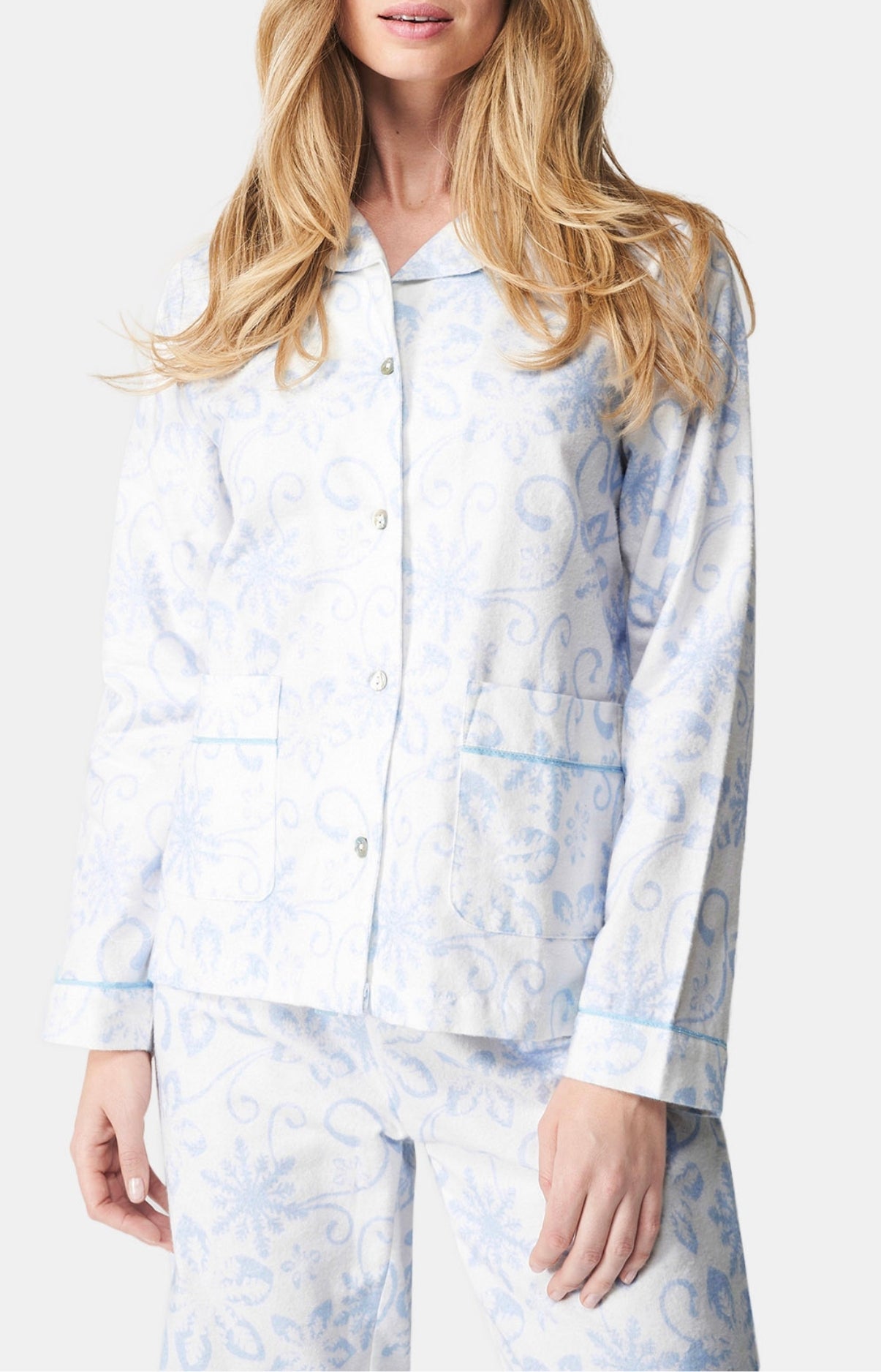 arthur-bob-dreamland-pyjama-boutonn-blanc-pilou-chaud image 2