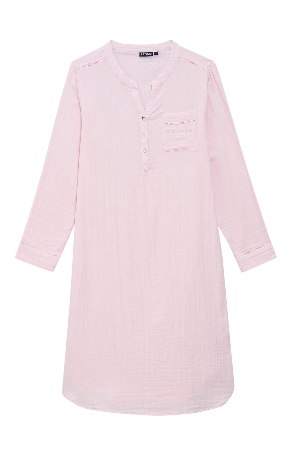 arthur-bob-liquette-blush-gaze-coton-manches-longues image 3