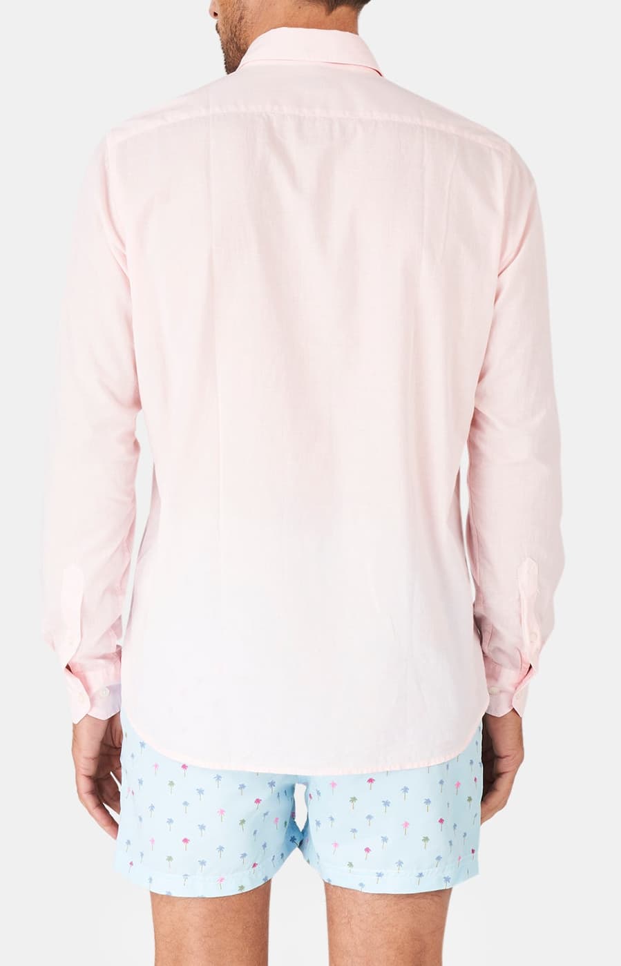 arthur-bob-chemise-voile-de-coton-rose-manches-longues image 6