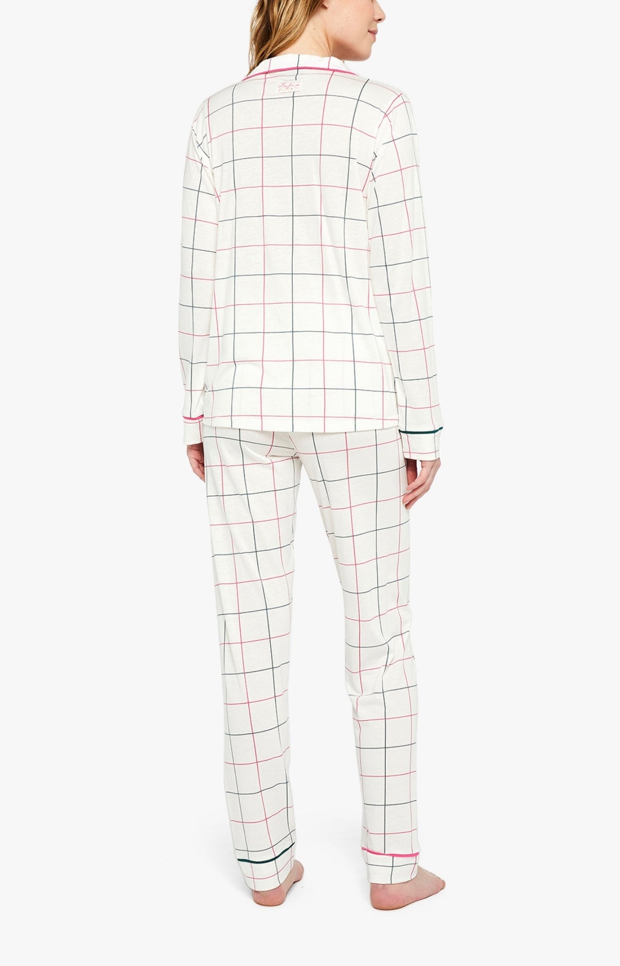 arthur-bob-pyjama-boutonn-carreaux-lila-ivoire-l image 4