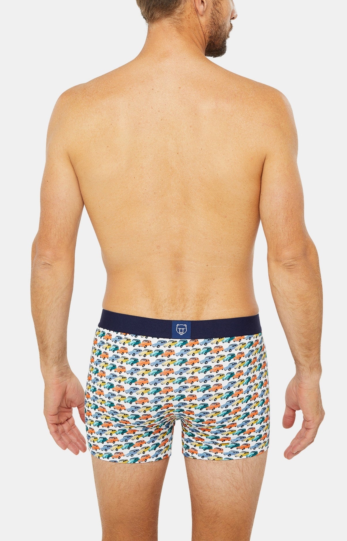 arthur-bob-boxer-voitures-2cv-boxer-homme-blanc-coton-bio image 5