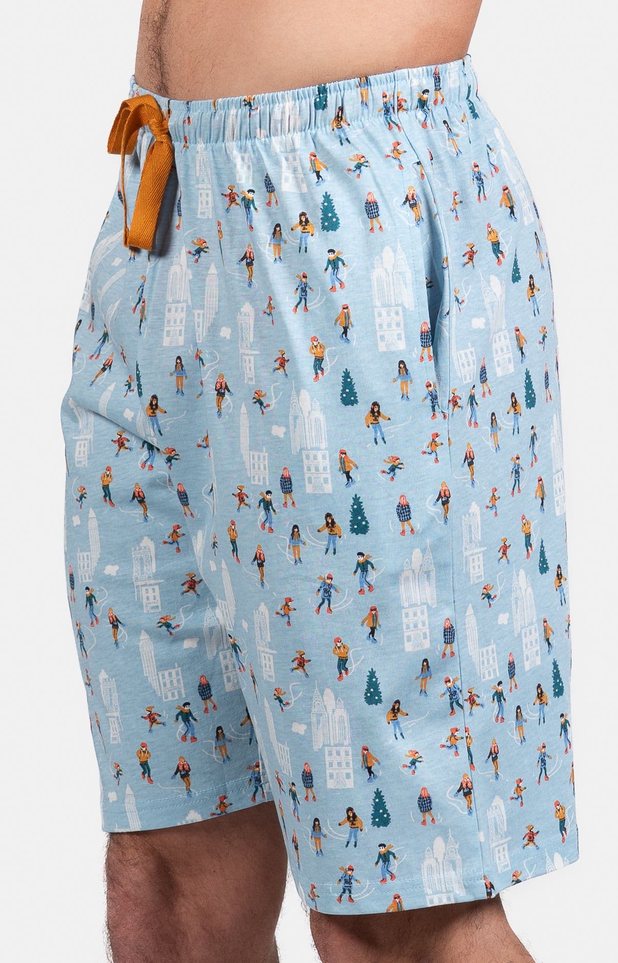 arthur-bob-matin-glace-pyjashort-ciel-100-coton image 4