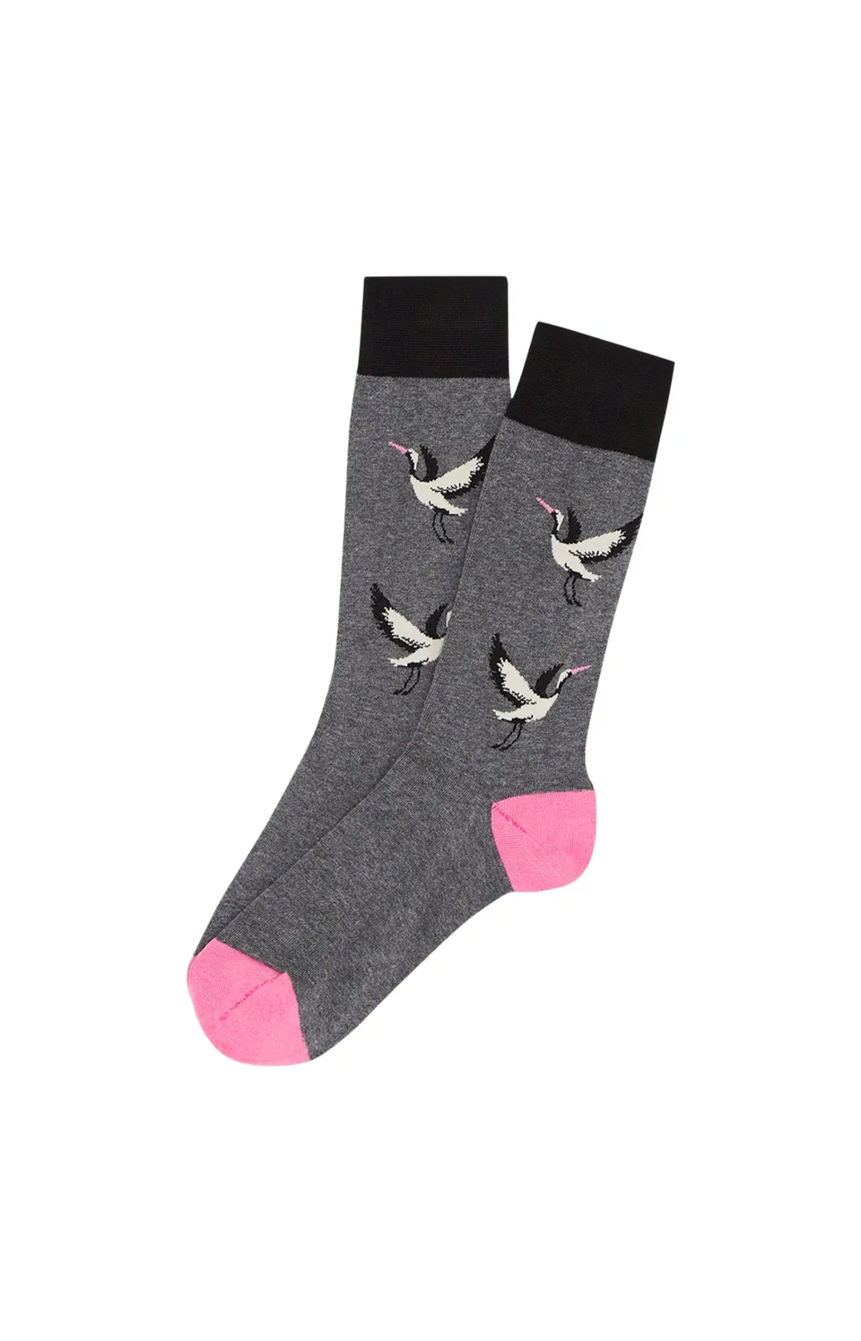arthur-bob-birdie-gris-chaussettes-coton-bio-homme-40-46 image 1