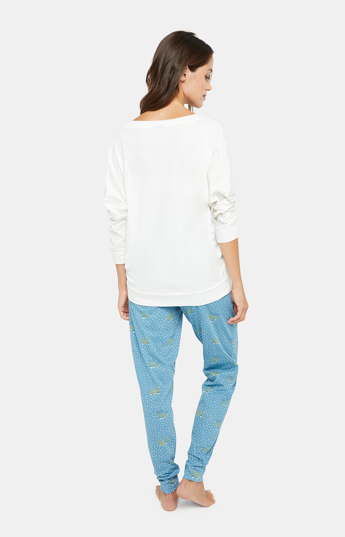arthur-bob-rain-pyjama-femme-atoll-bleu-coton image 6