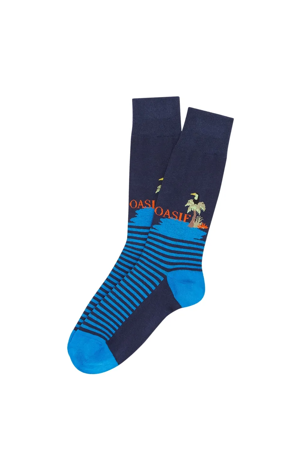 arthur-bob-oasif-chaussettes-homme-marine-coton-bio image 1