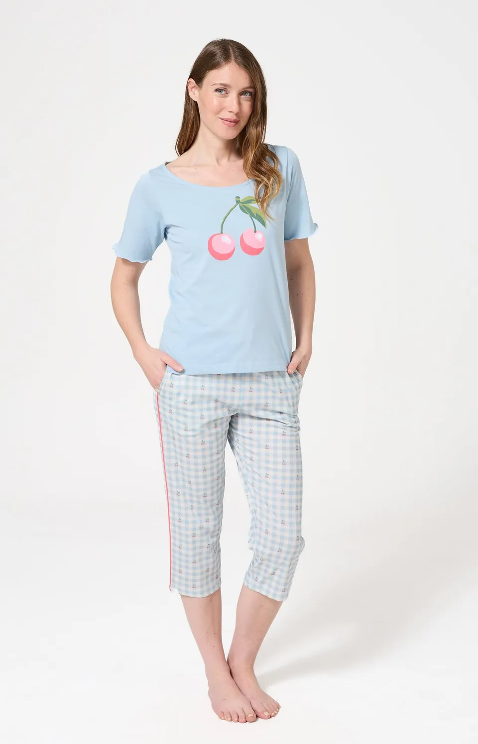 arthur-bob-pyjacorsaire-femme-cherry-coton-bio image 1