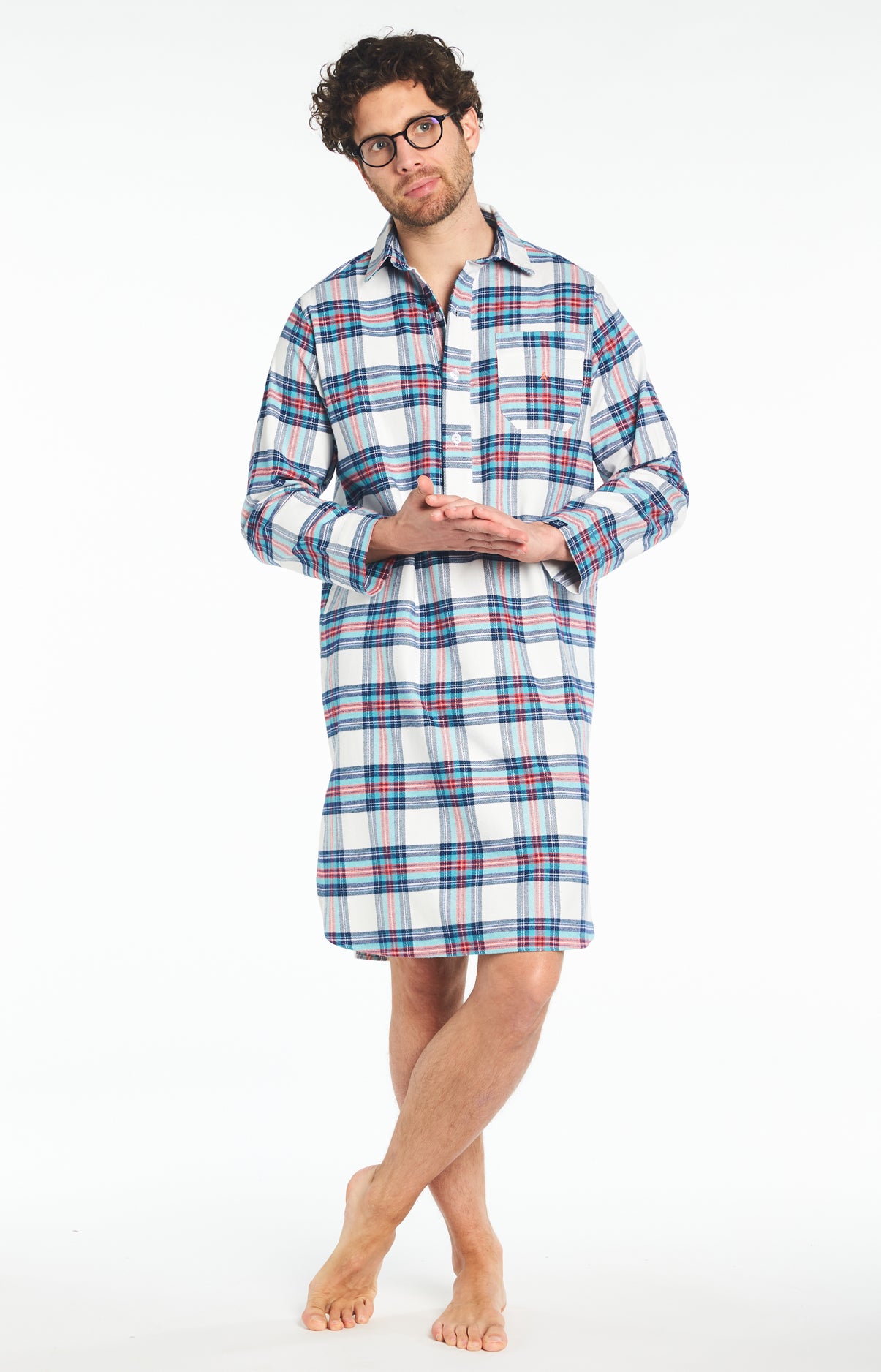 arthur-bob-chemise-grand-p-re-logan-neige-coton image 5