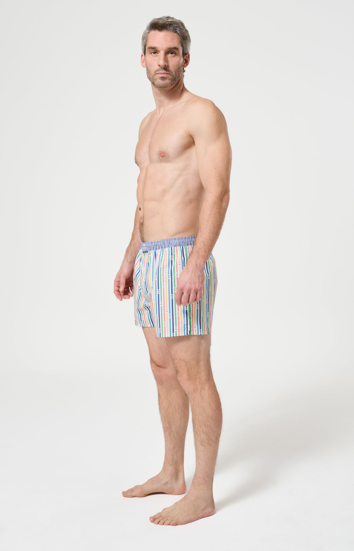 arthur-le-club-n-1203-cale-on-homme-multicolore-coton-bio image 4