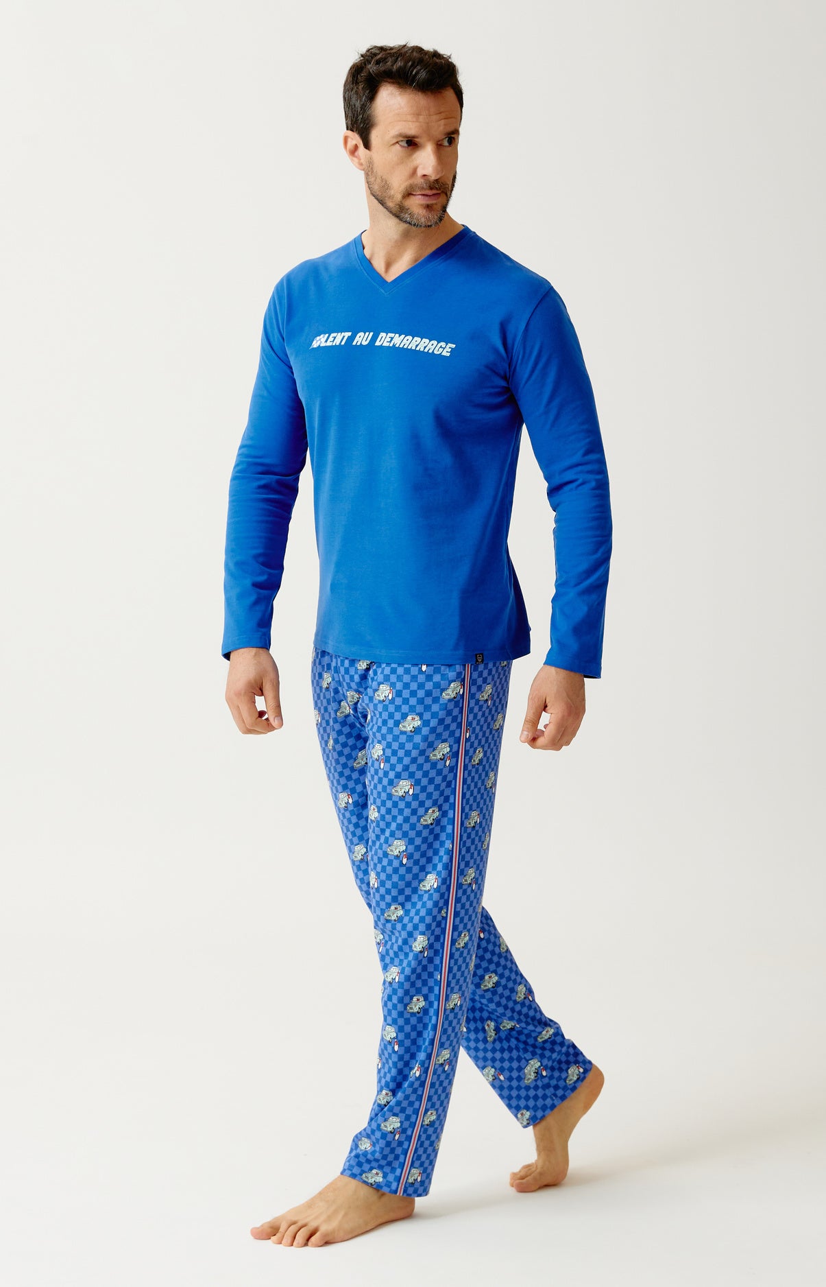 arthur-bob-pyjama-homme-bleu-2cv-lent-au-d-marrage image 5