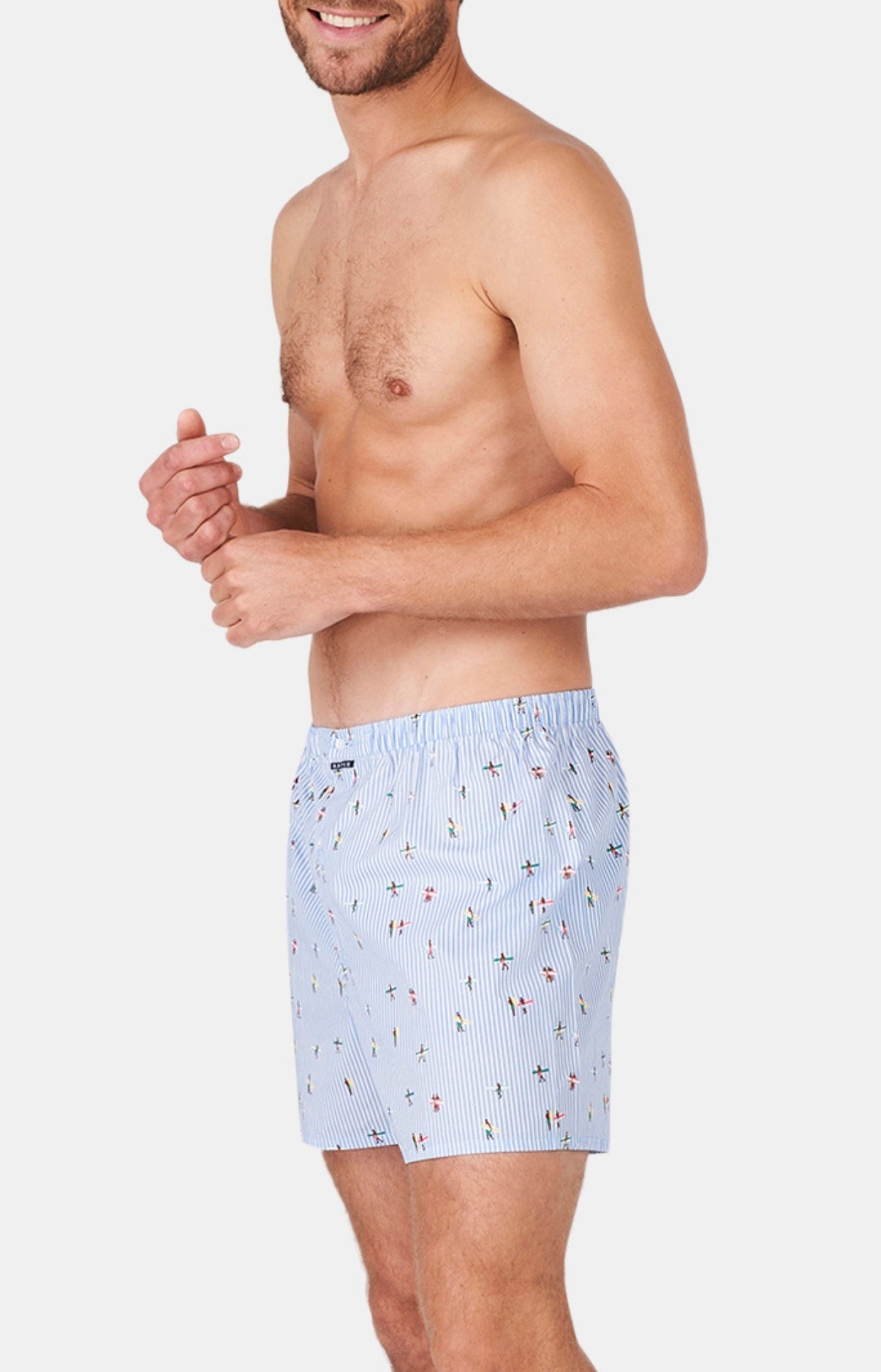 arthur-le-club-surf-cale-on-classique-homme-bleu-coton-bio image 4
