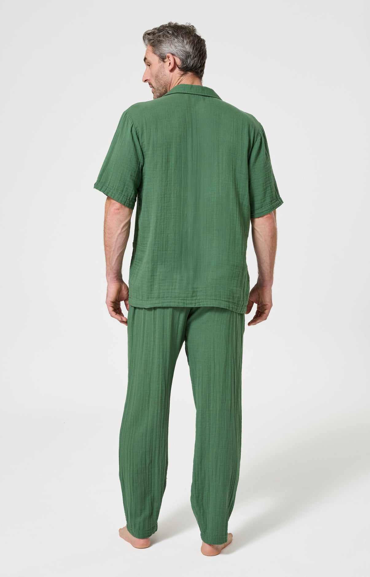 arthur-bob-pyjama-boutonn-gaze-coton-mousse-homme image 5