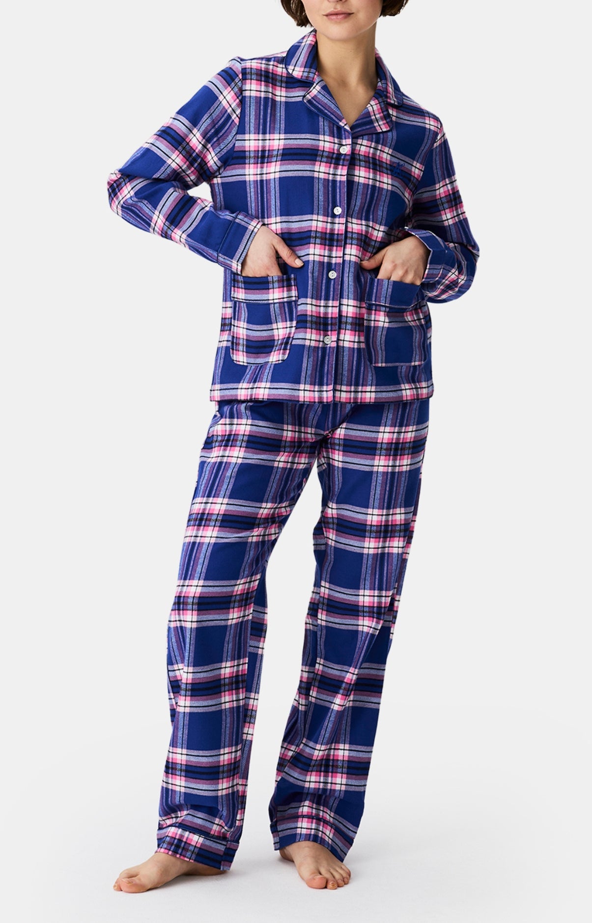 arthur-bob-romy-pyjama-femme-flanelle-roi-manches-longues image 1