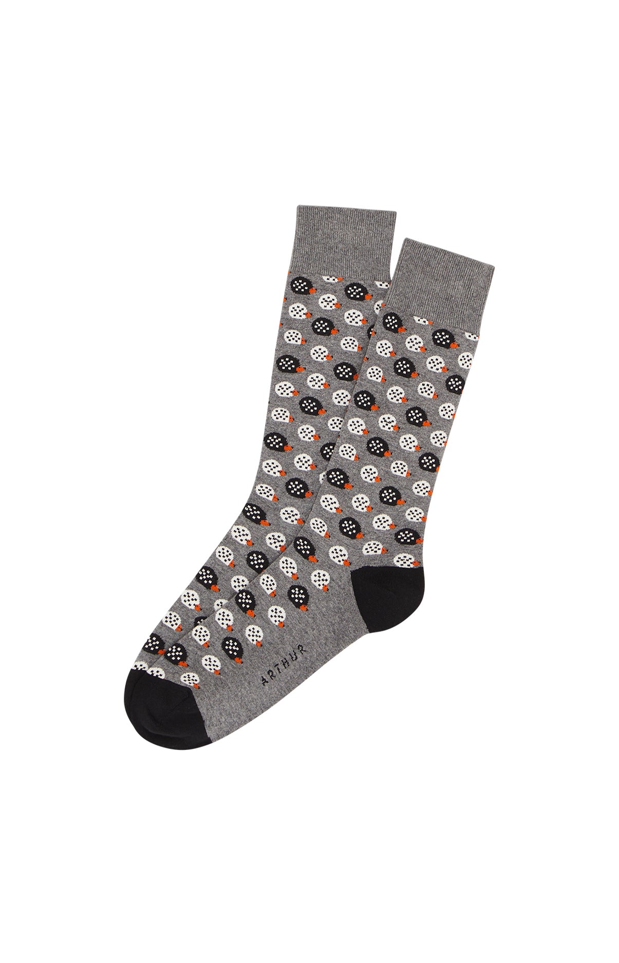 arthur-bob-h-risson-chaussettes-gris-40-46-coton image 1