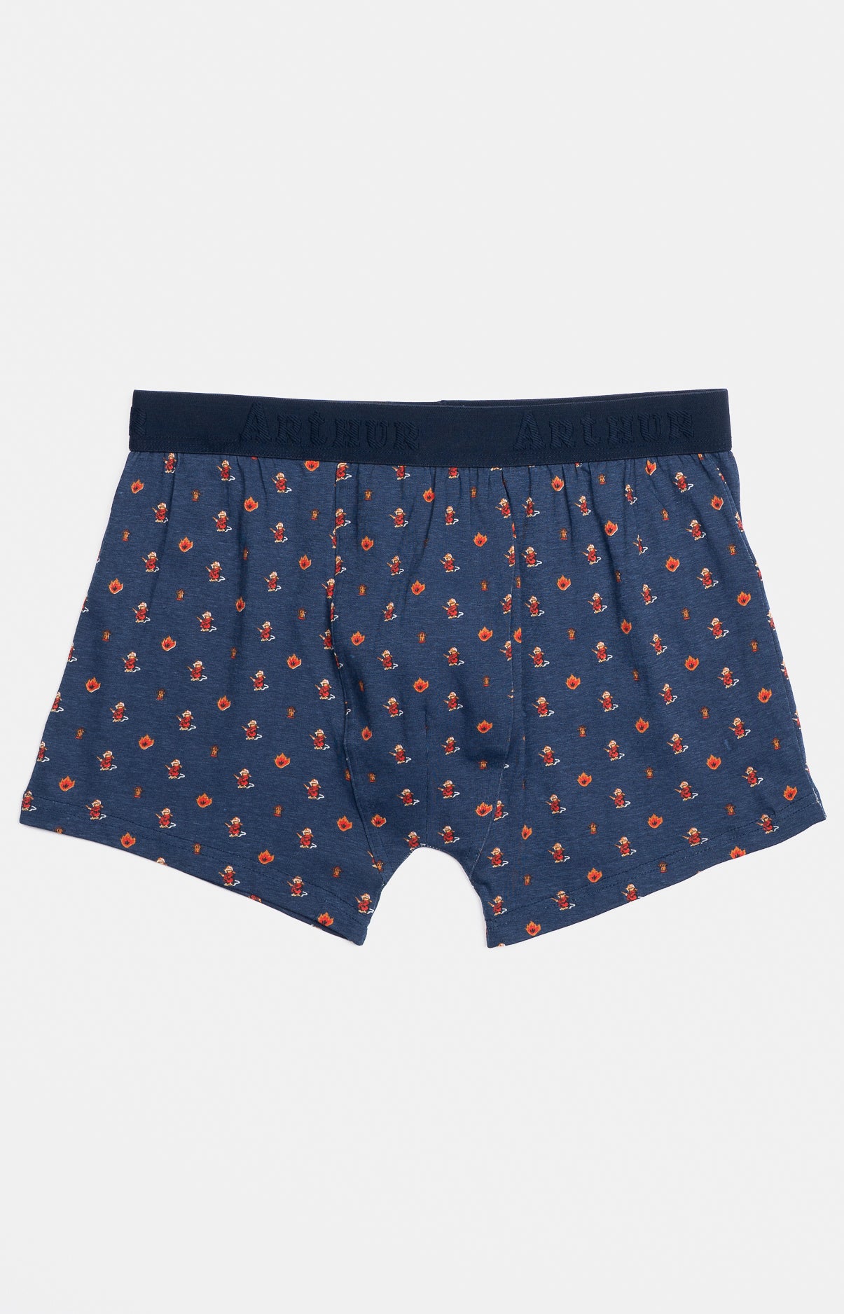 arthur-bob-pompier-boxer-homme-marine-jersey-coton image 3