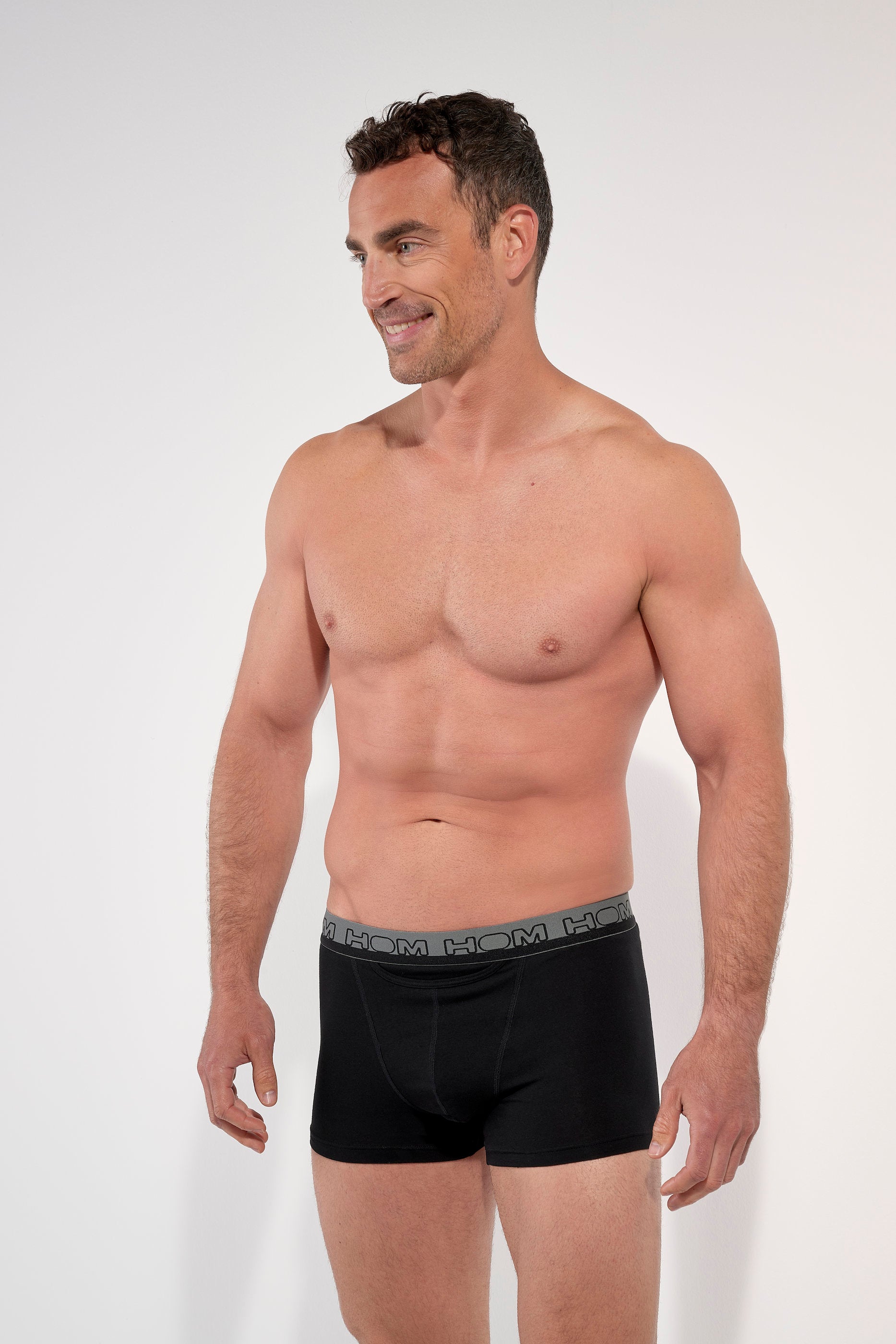 hom-ho1-terry-2-boxer-homme-noir-lot-3-coton image 7