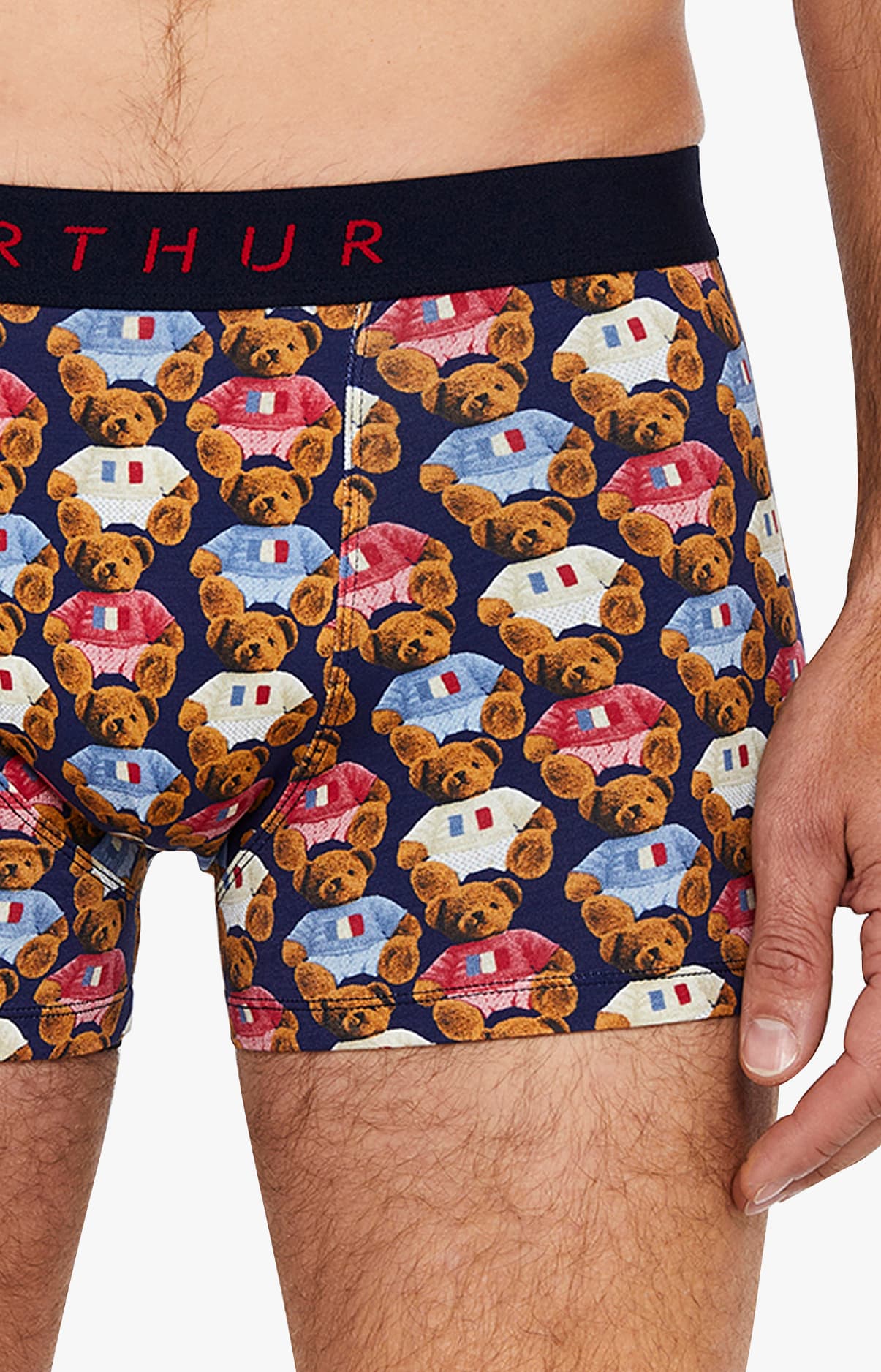 arthur-bob-boxer-jersey-teddy-tricolore-multicolore image 1