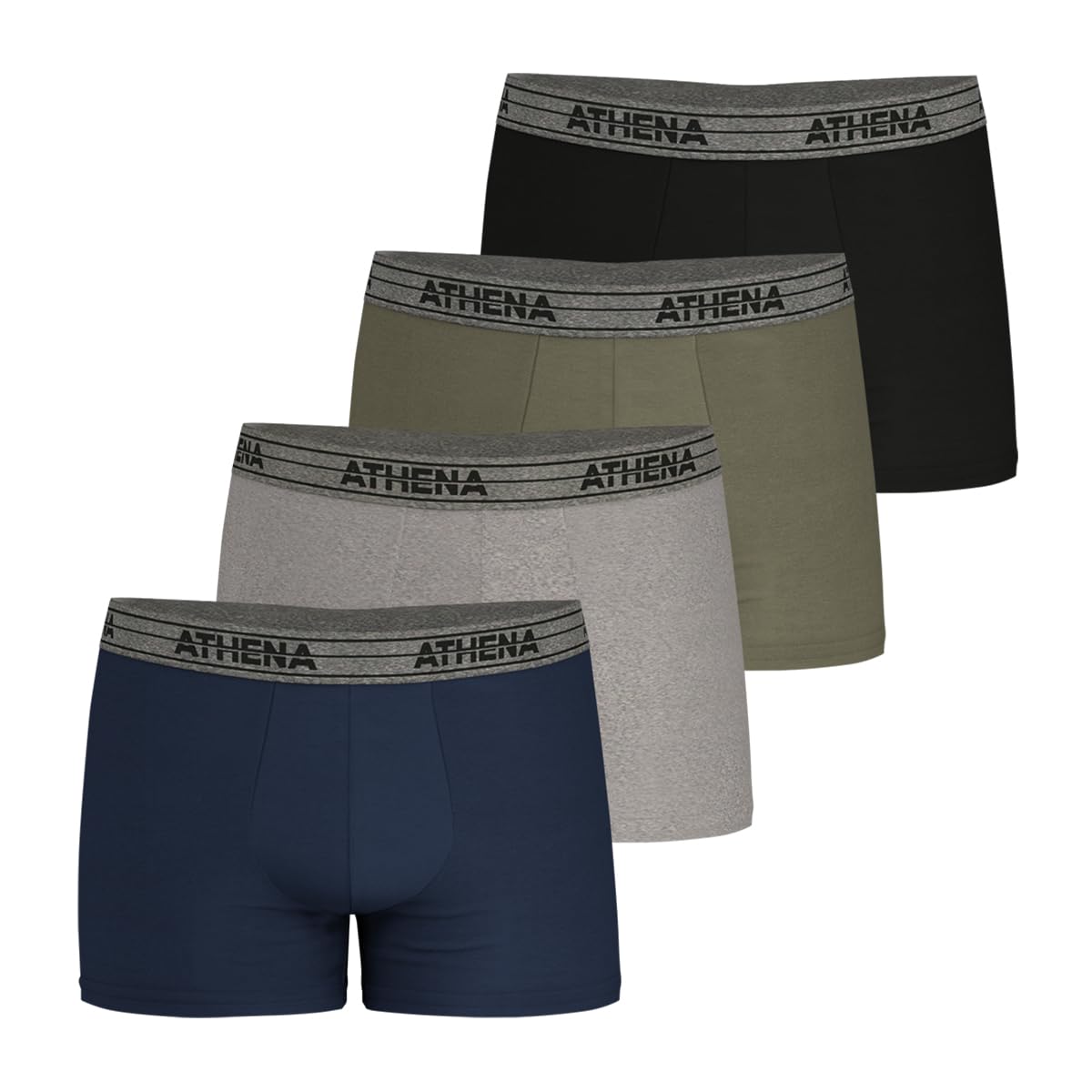 athena-ecopack-boxer-homme-m-lot-de-4-coton-stretch image 6
