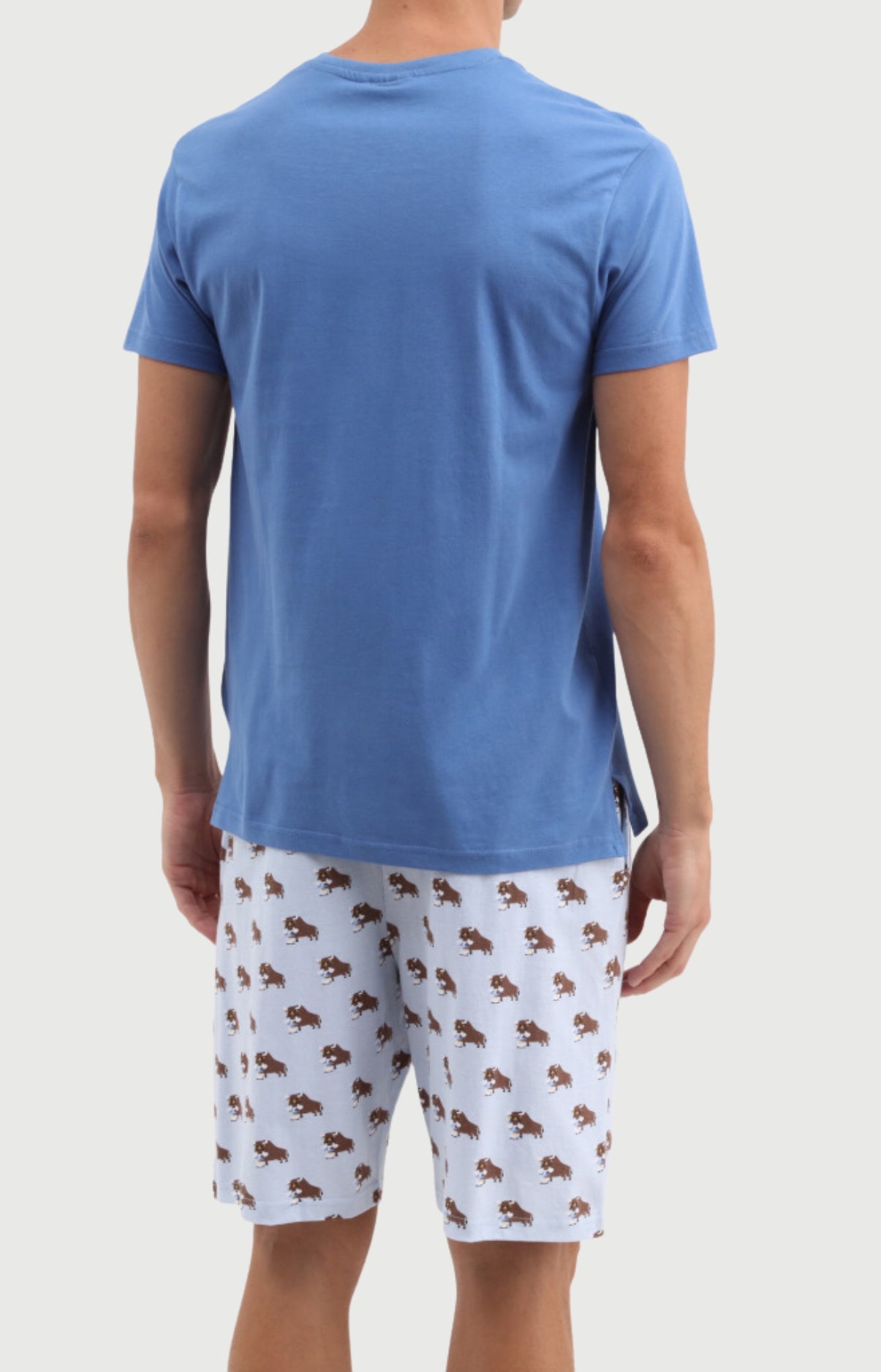 arthur-bob-pyjashort-caf-ol-azur-en-coton-l-ger image 4