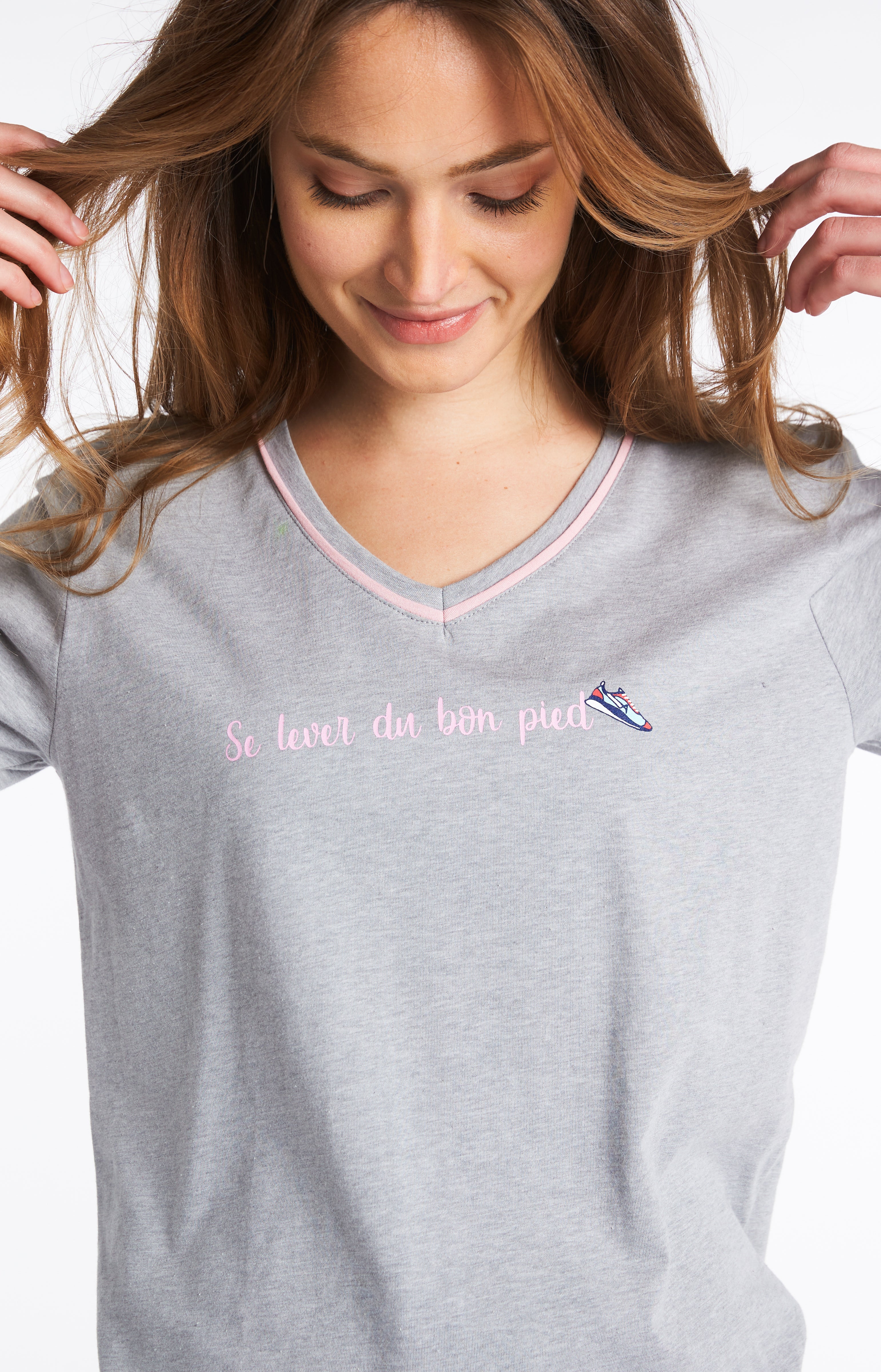 arthur-bob-pyjama-sneakers-rose-coton-bio image 4