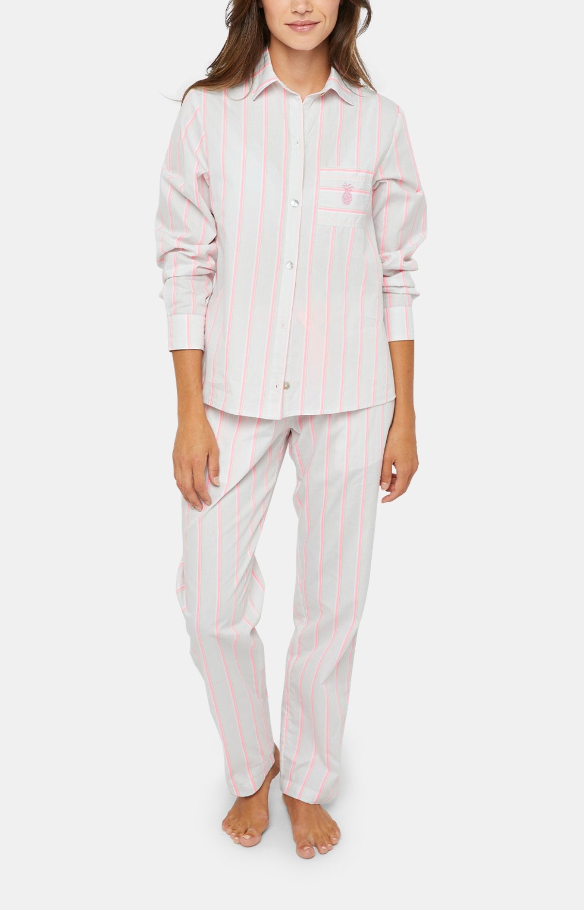 arthur-bob-rayure-camille-chemise-pyjama-sable image 1