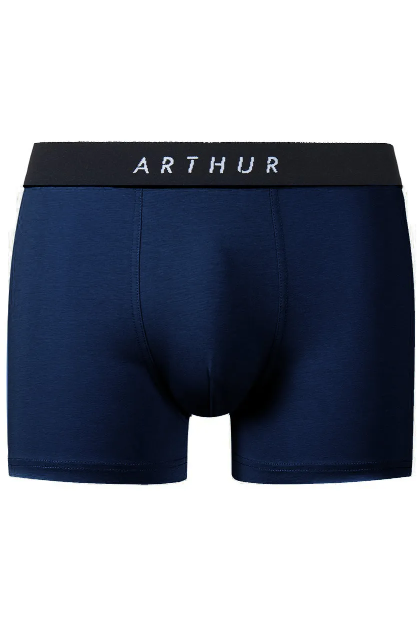arthur-bob-marine-boxer-homme-marine-coton image 1
