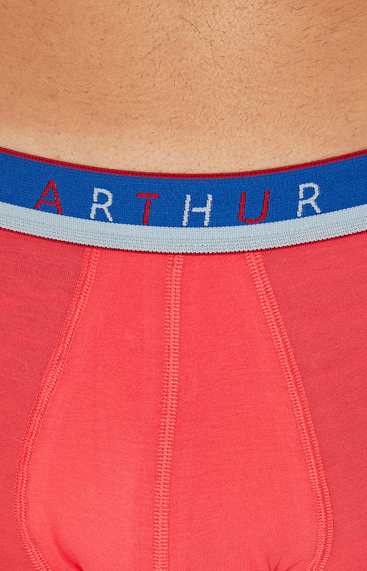 arthur-boxer-slipp-coton-bio-homme-rouge image 4