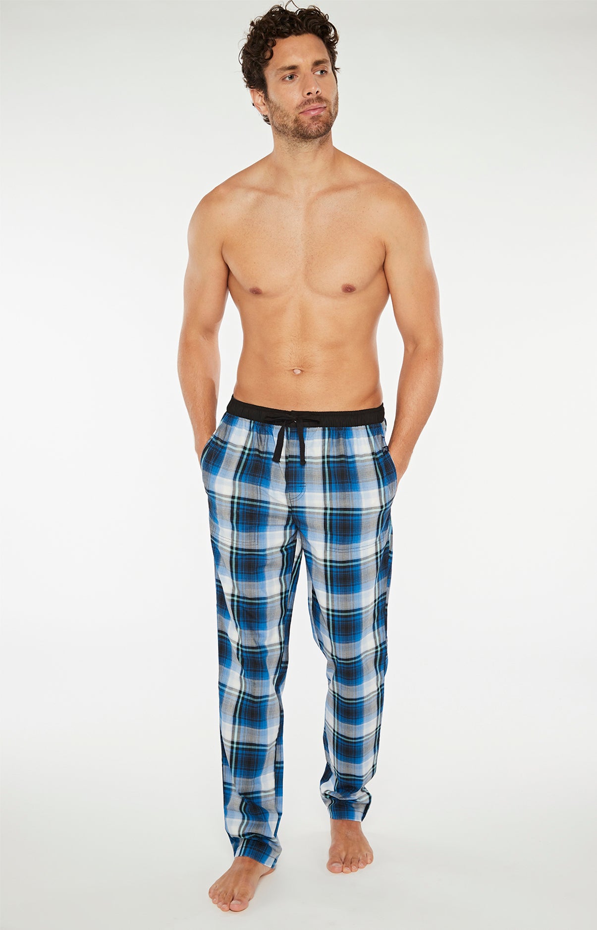 arthur-bob-917-pantalon-pyjama-homme-bleu-m-coton image 2
