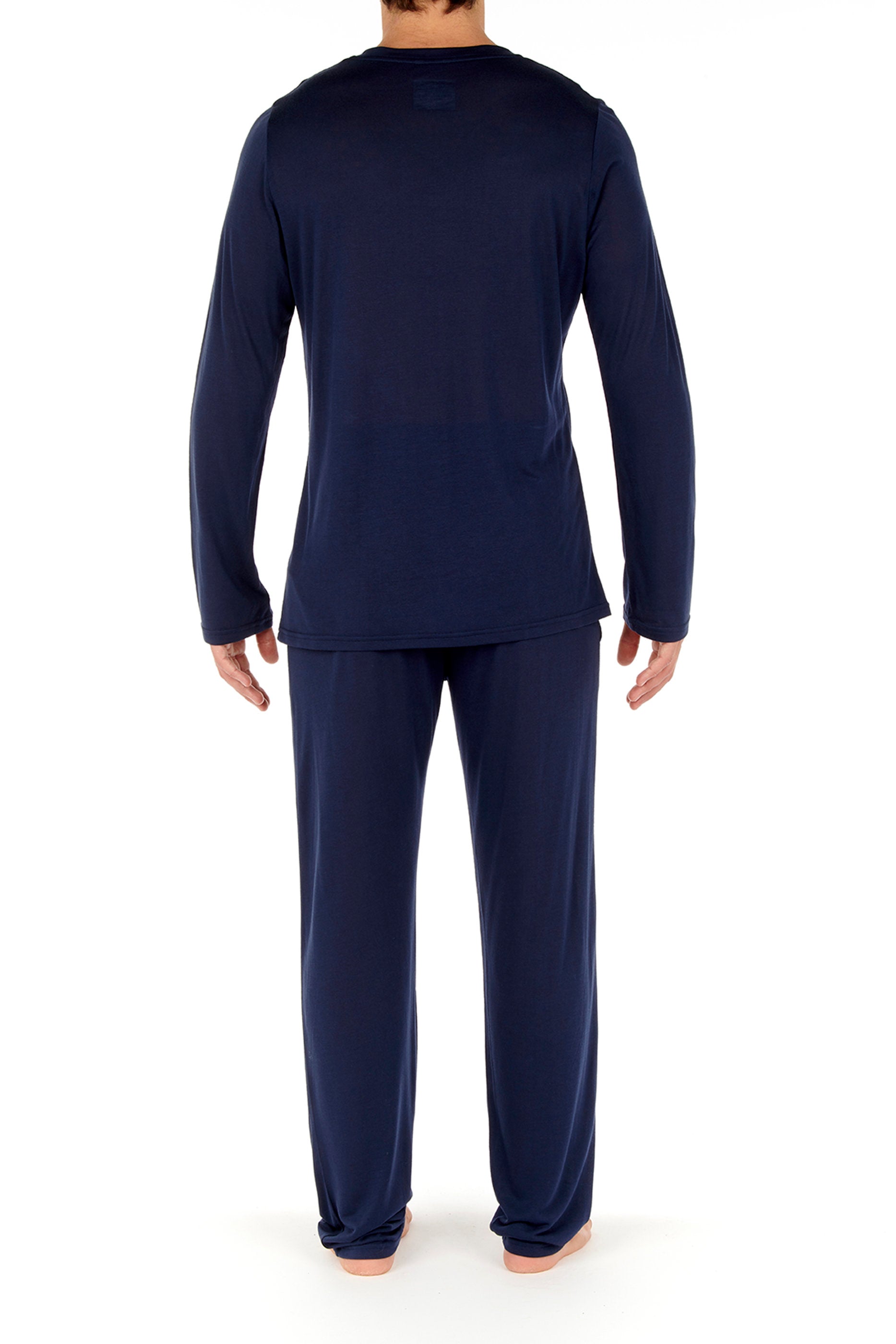 hom-modal-comfort-cocooning-402674-4000ra-pantalon-pyjama-bleu-modal image 5