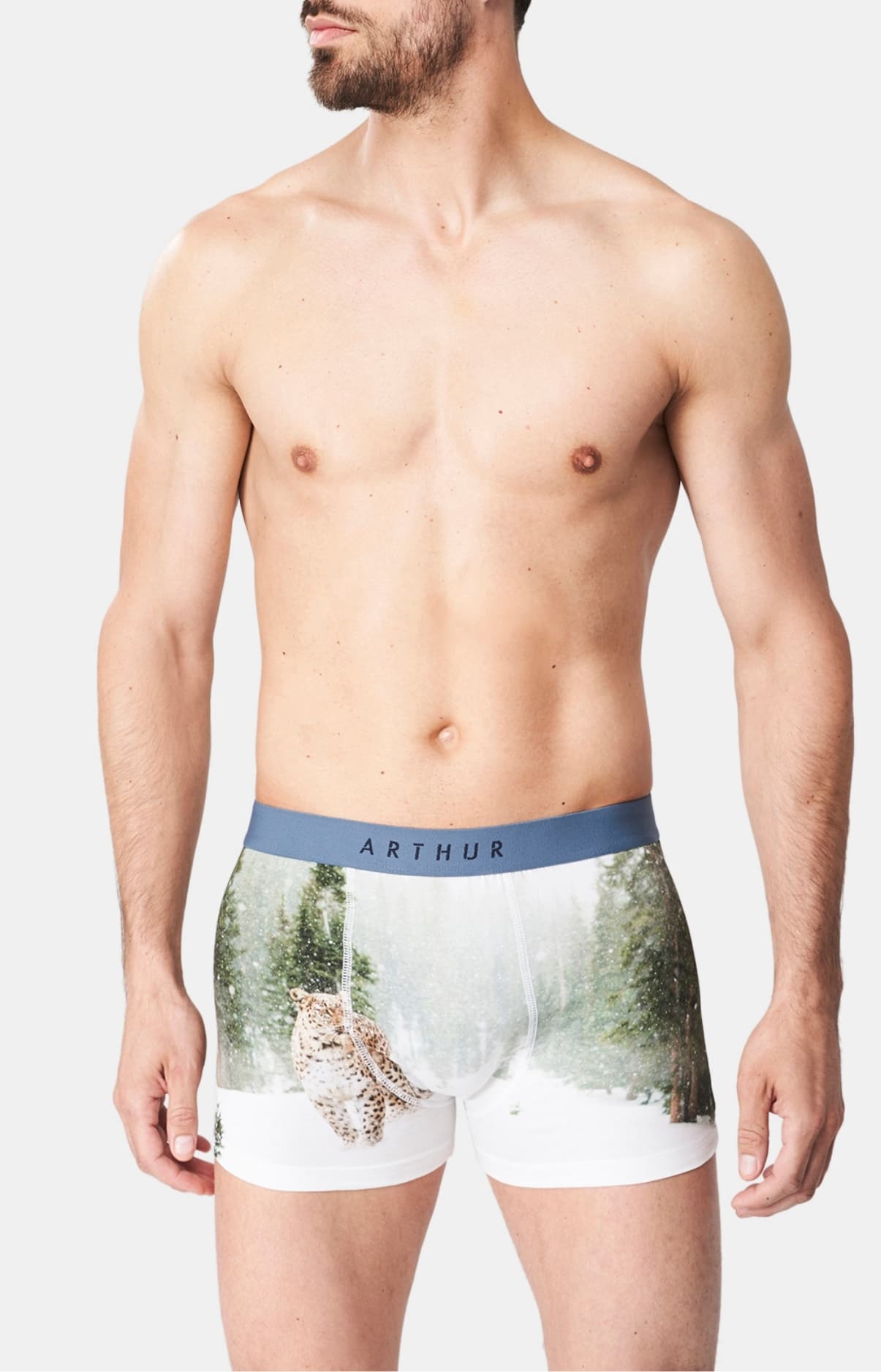 arthur-bob-panth-re-des-neiges-boxer-blanc-coton-bio image 2