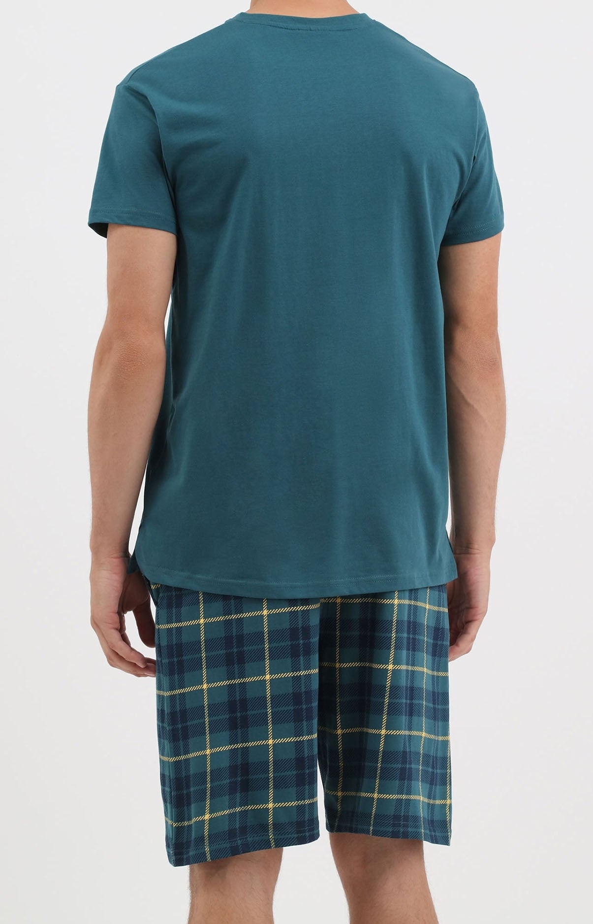 arthur-bob-ecossais-pyjashort-homme-vert-coton image 3