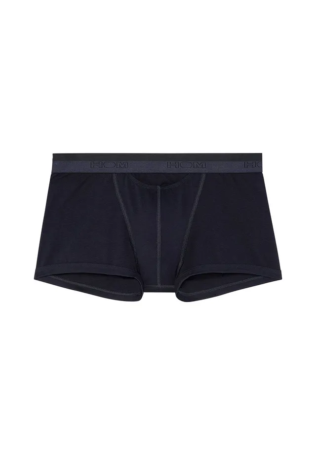 hom-ho1-boxer-homme-modal-coton-bleu-marine image 1