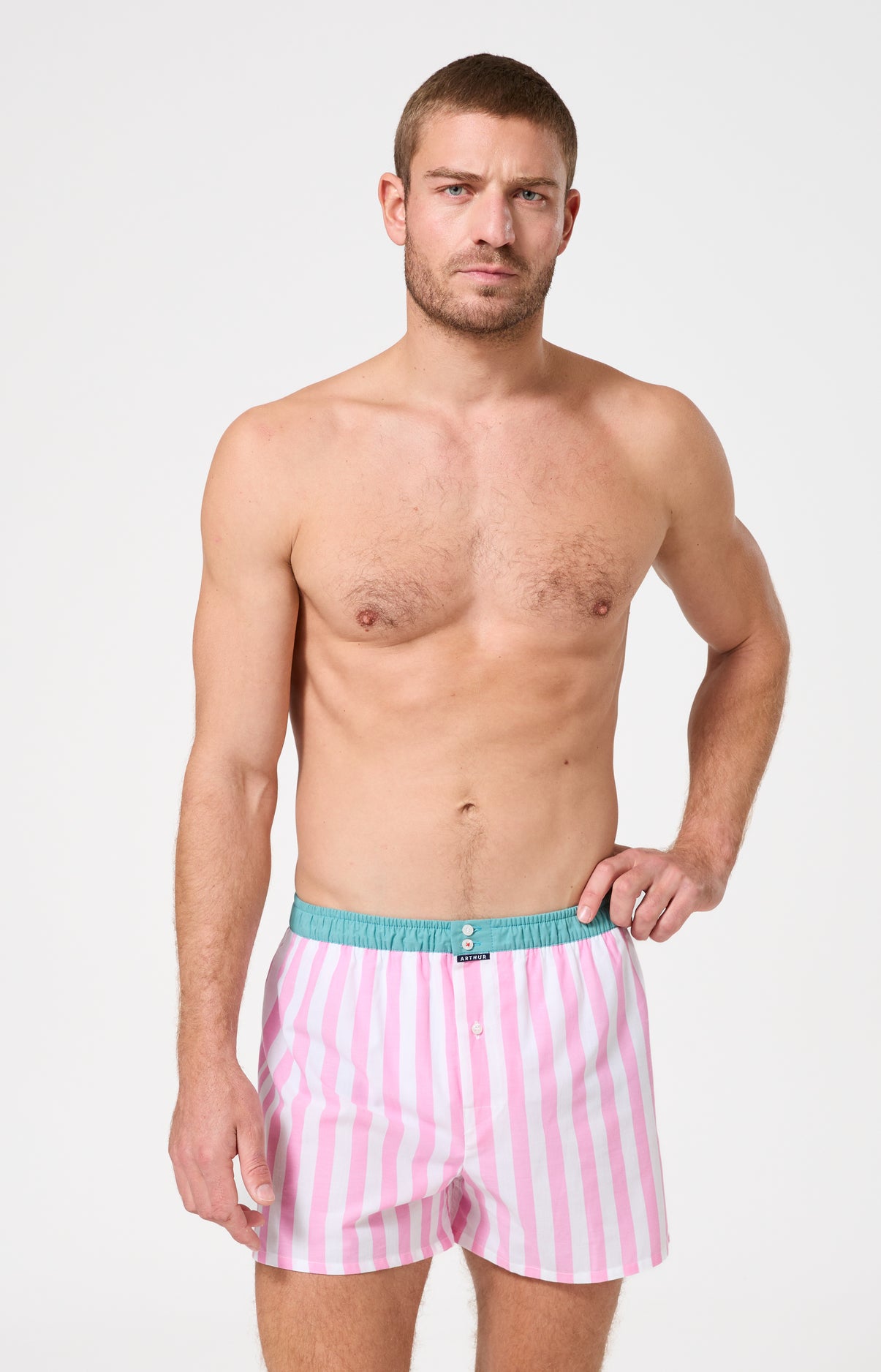 arthur-le-club-n-1211-cale-on-homme-suspensoir-rose image 2