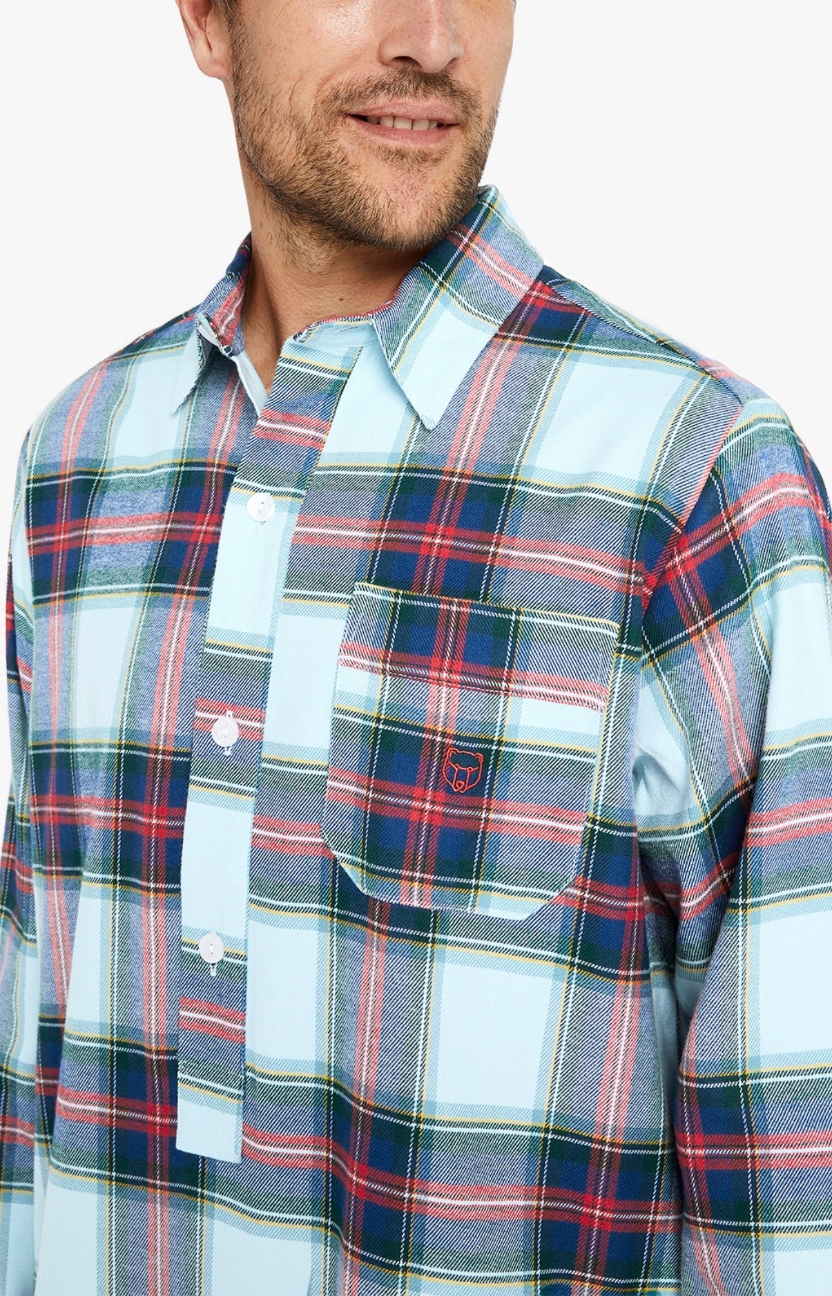 arthur-bob-logan-chemise-de-nuit-homme-glace-flanelle image 2