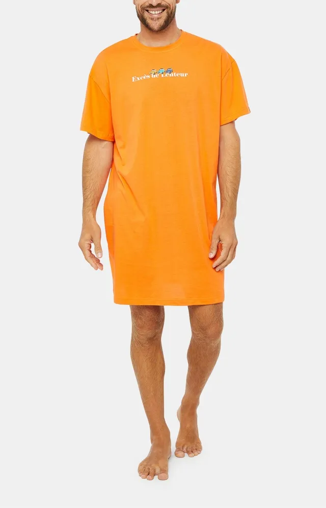 arthur-bob-2cv-maxi-tee-shirt-nuit-orange-tu image 1