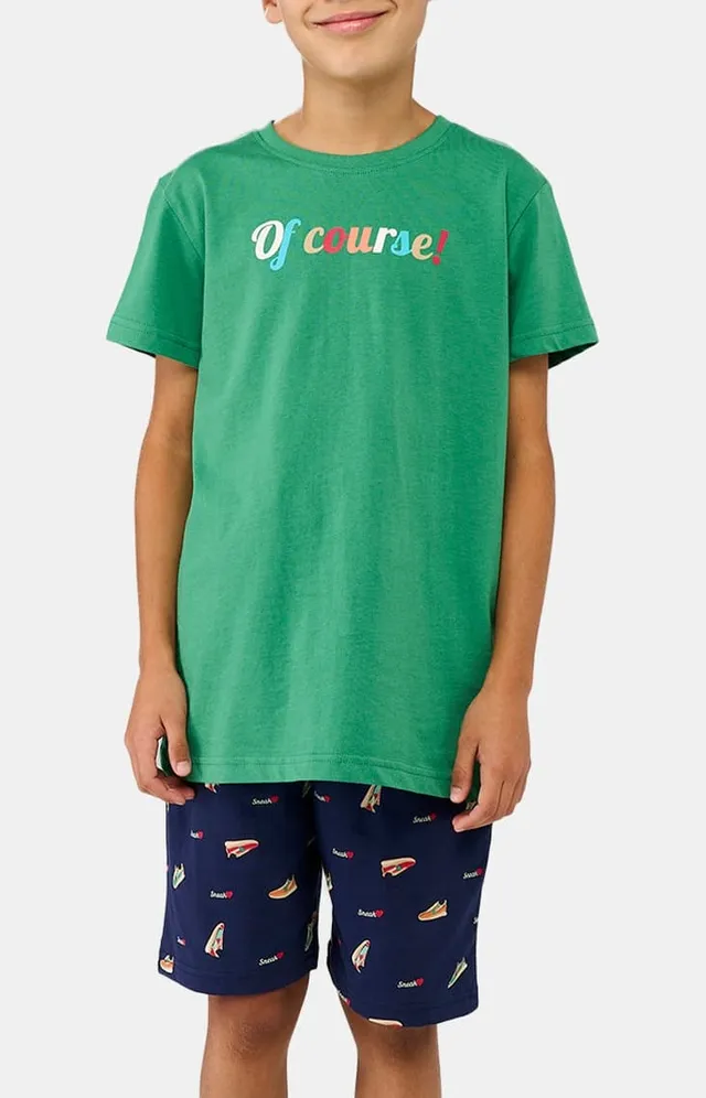 arthur-bob-sneakers-pyjashort-enfant-marine image 1