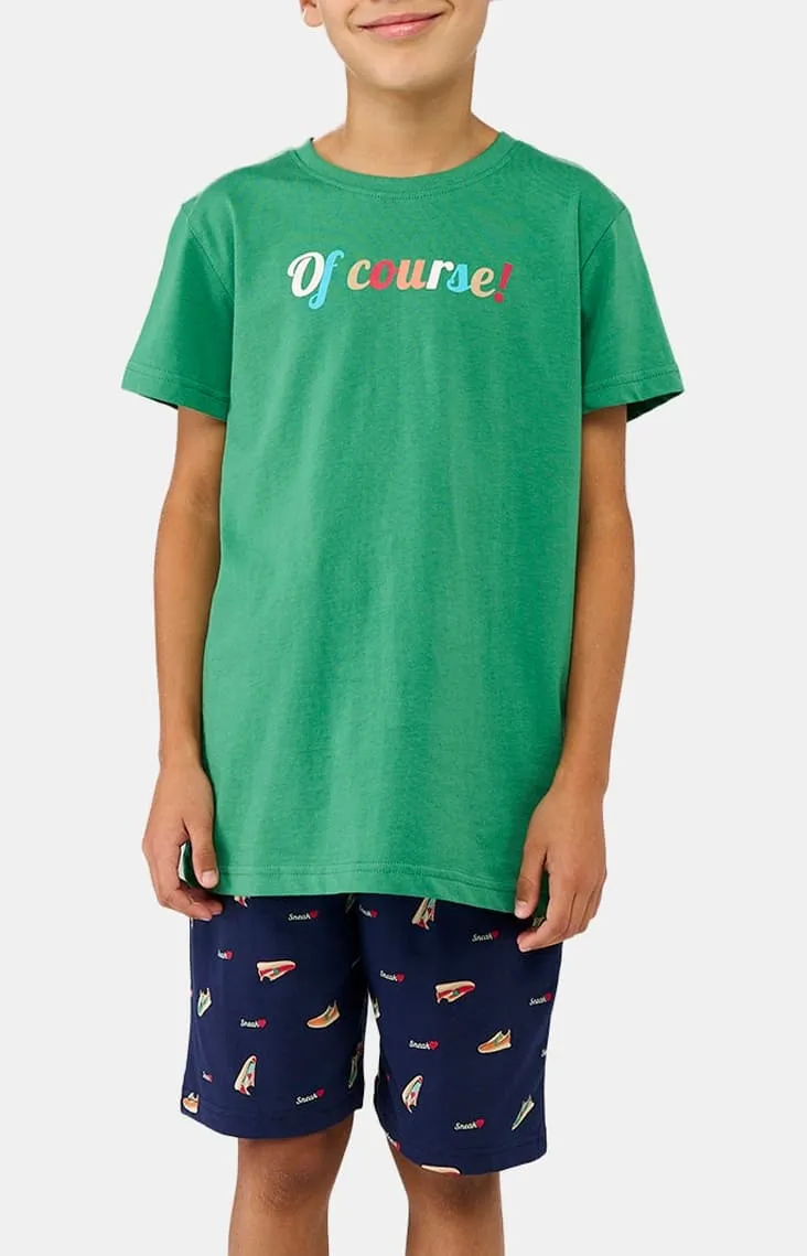 arthur-bob-sneakers-pyjashort-enfant-marine image 1