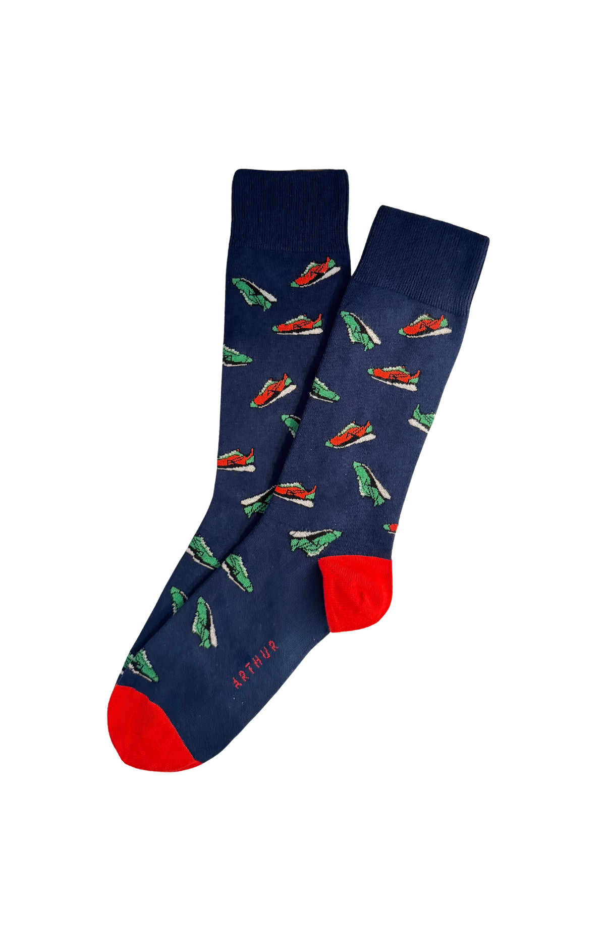 arthur-bob-sneakers-marine-chaussettes-homme-coton-marine-40-46 image 1