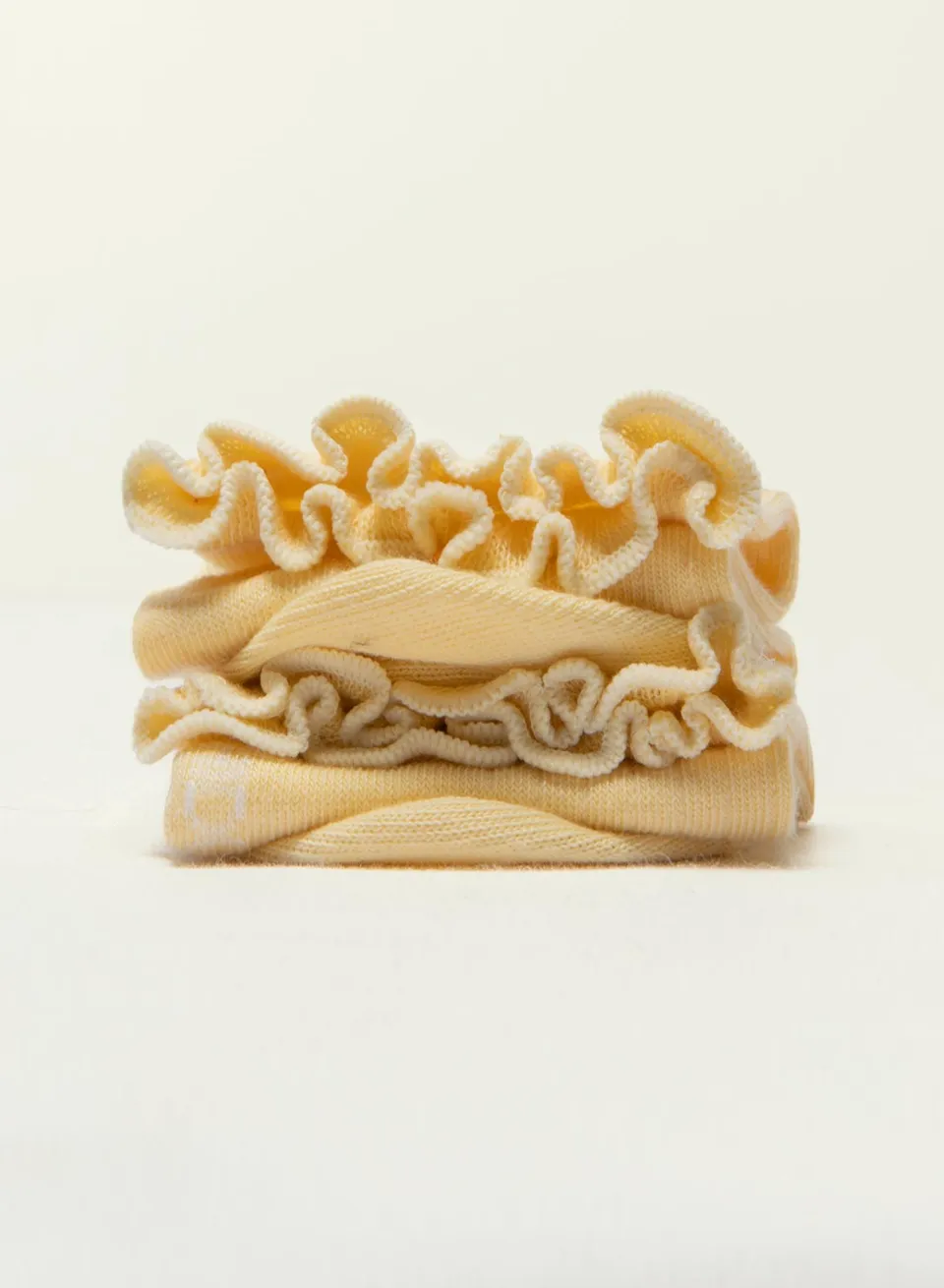 archiduchesse-fantaisie-collerettes-bouton-d-or-chaussettes-jaune-36-41 image 1