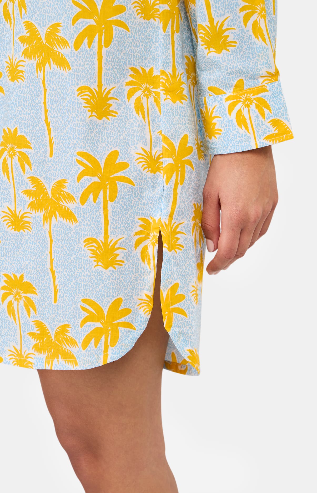 arthur-bob-robe-chemise-palmier-jaune-femme image 7