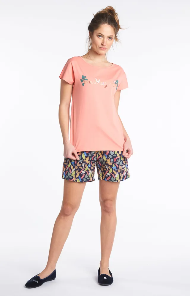 arthur-bob-fraise-tee-shirt-femme-uni-fraise image 1