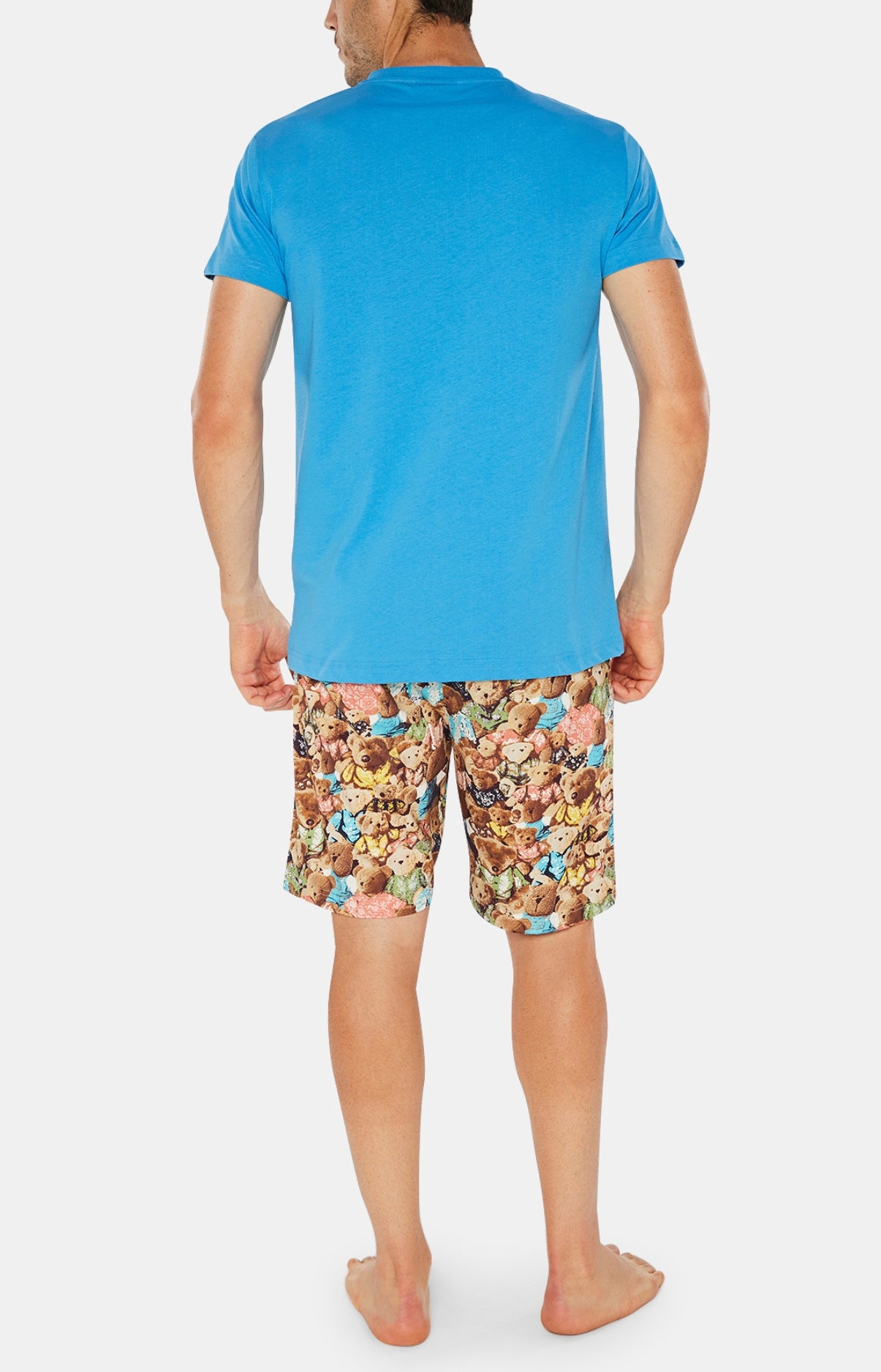 arthur-bob-teddy-pyjashort-homme-coton-bio-multicolore image 4