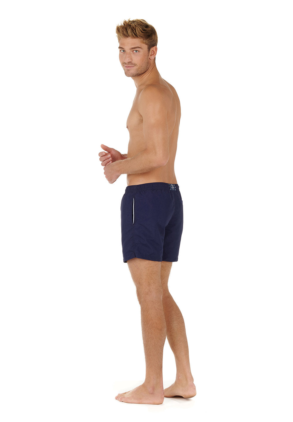 hom-h-fresh-sea-life-short-de-bain-homme-bleu-marine-polyester image 5