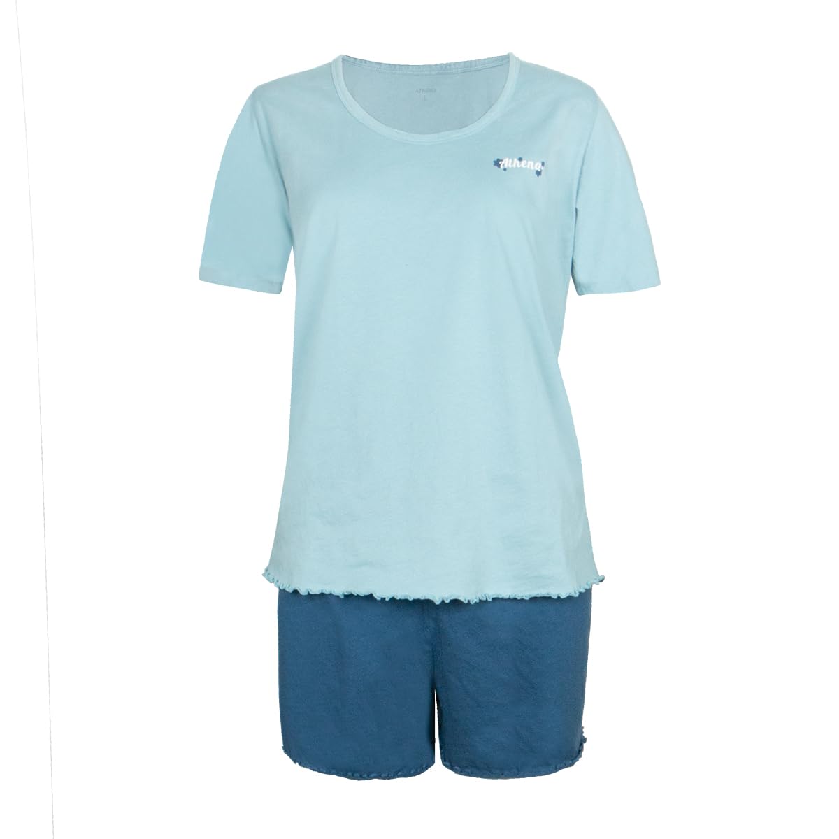 athena-my-petit-prix-pyjama-court-femme-m-l-ger image 1