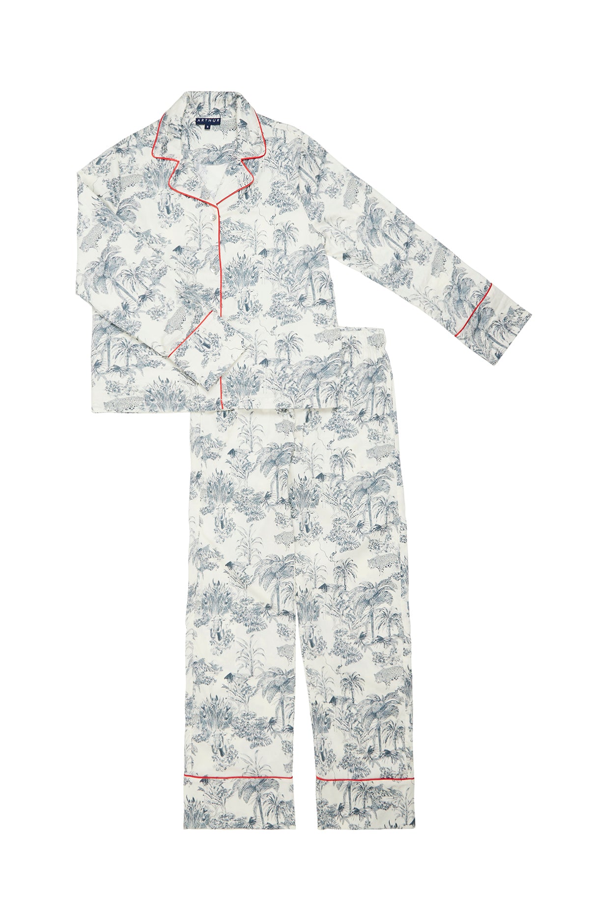 arthur-bob-jouy-pyjama-boutonn-gris-l-manches-longues image 3