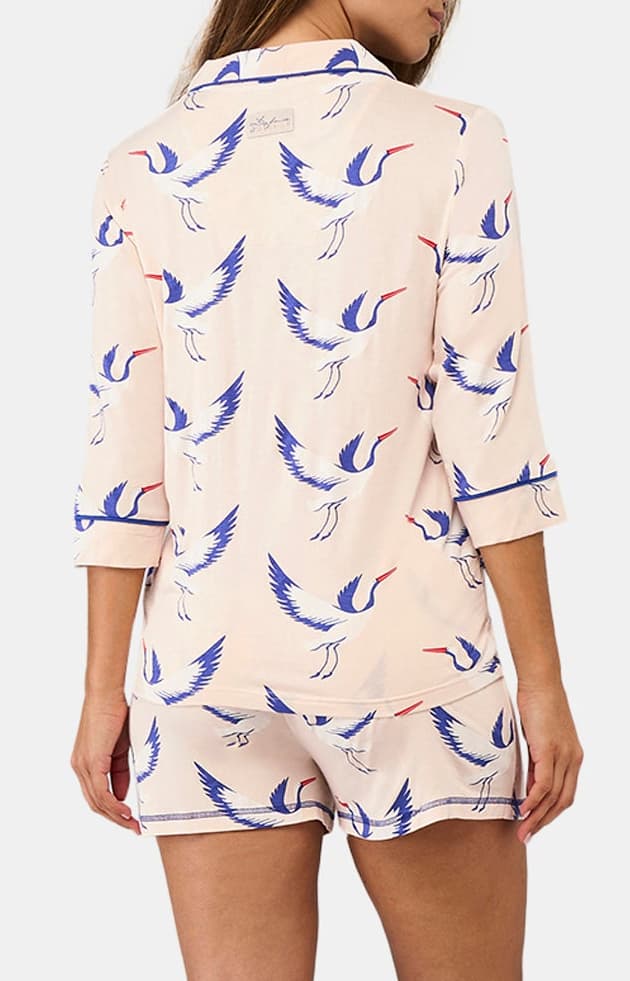 arthur-bob-birdie-pyjama-court-femme-poudre-modal image 6