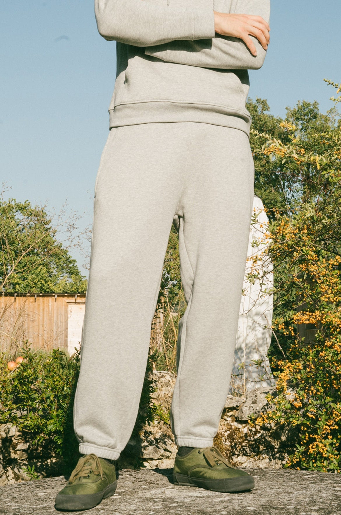 p-trone-jogging-pantalon-pyjama-bleu-marine-coton-bio image 3