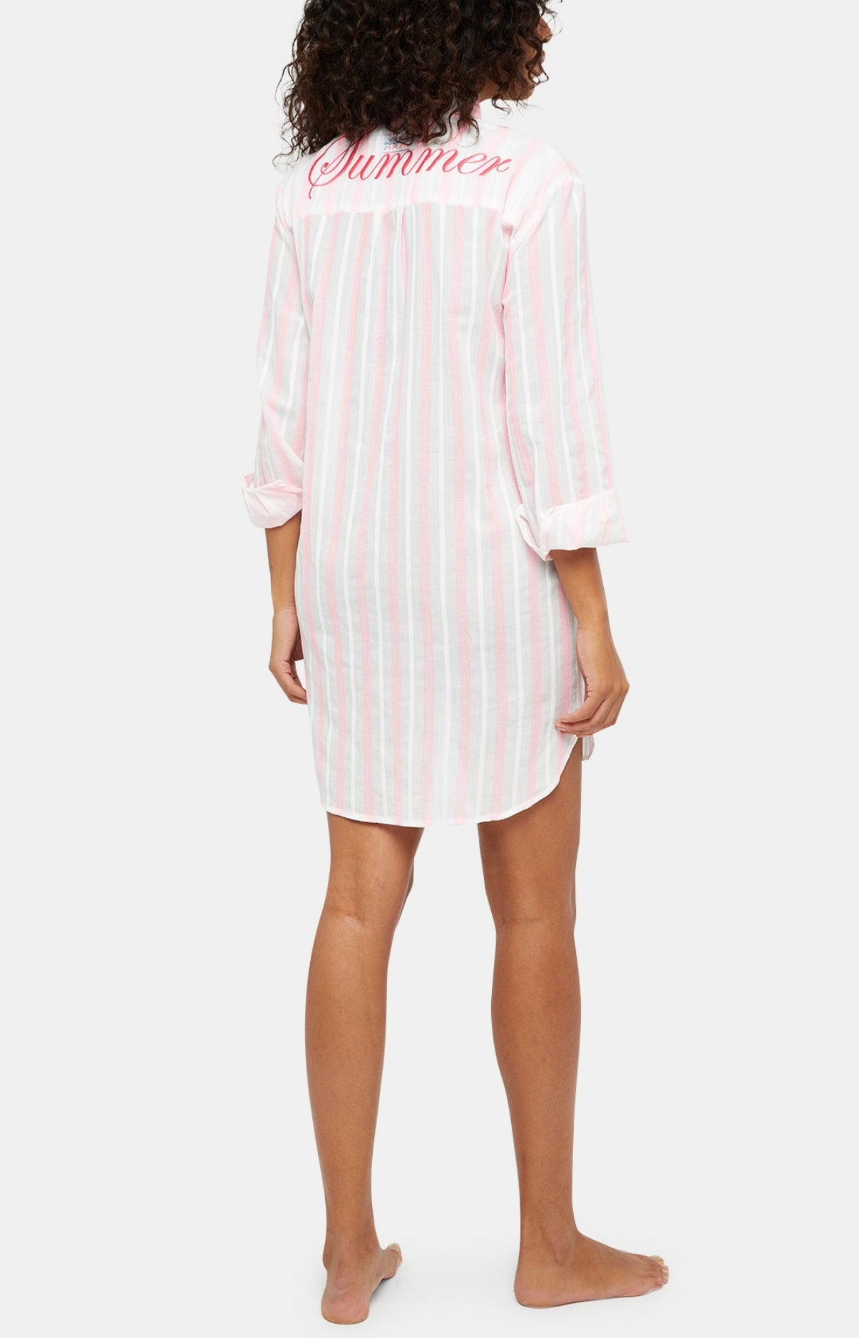 arthur-bob-robe-rayure-lison-coton-blanc-t1 image 4