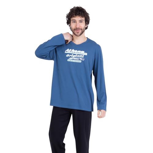 athena-graphic-pyjama-homme-s-rigraphi-anthracite image 8